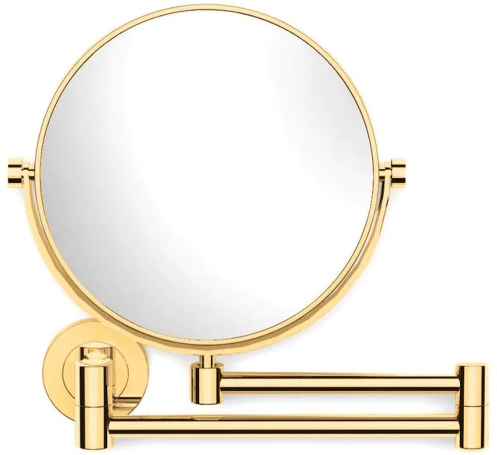 Stella Kosmetikspiegel 28x27 cm rund gold 22.01130-G