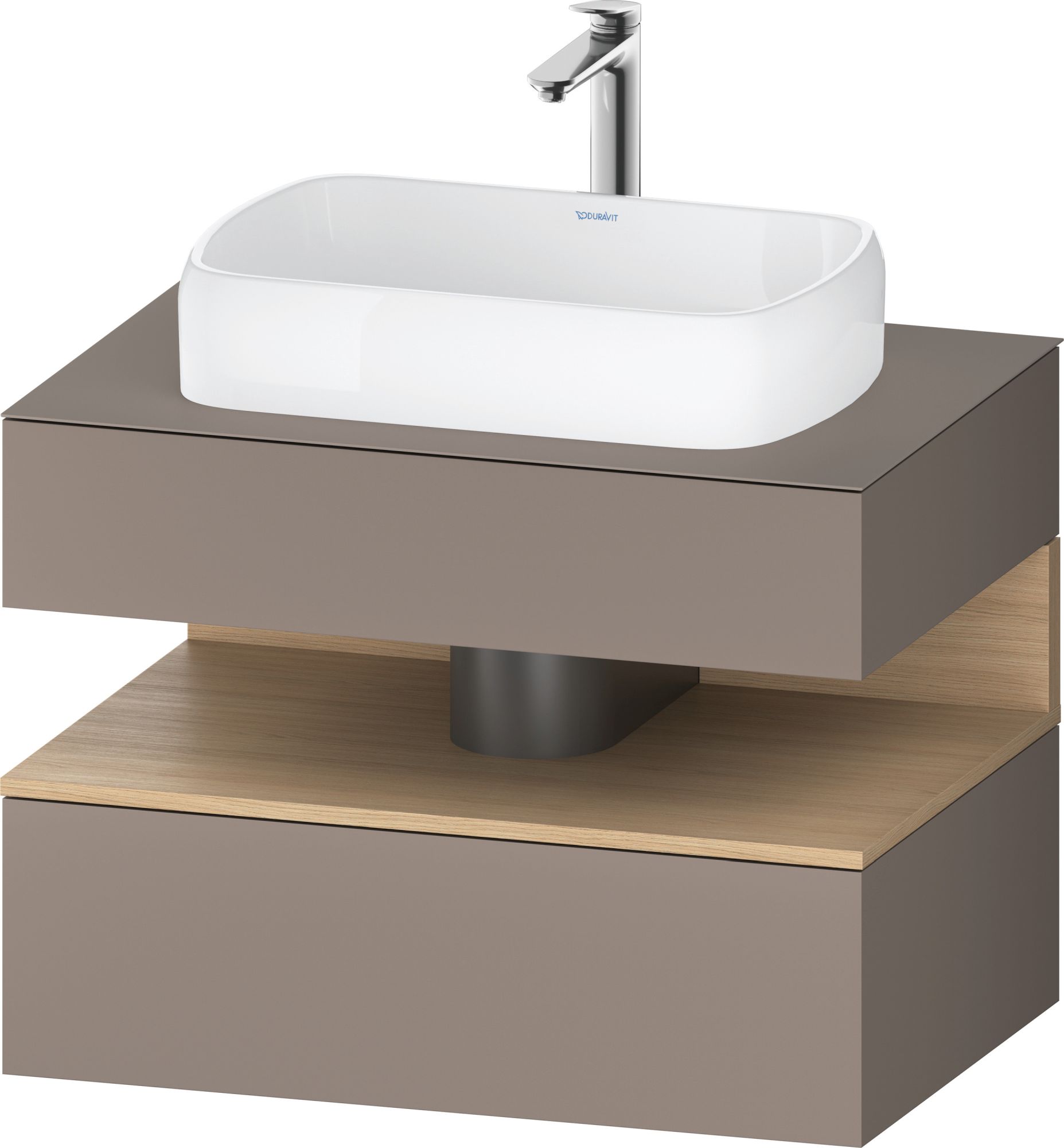 Duravit Qatego Kabinett 80x55x60 cm Unterschrank hängend eiche QA4730030430010