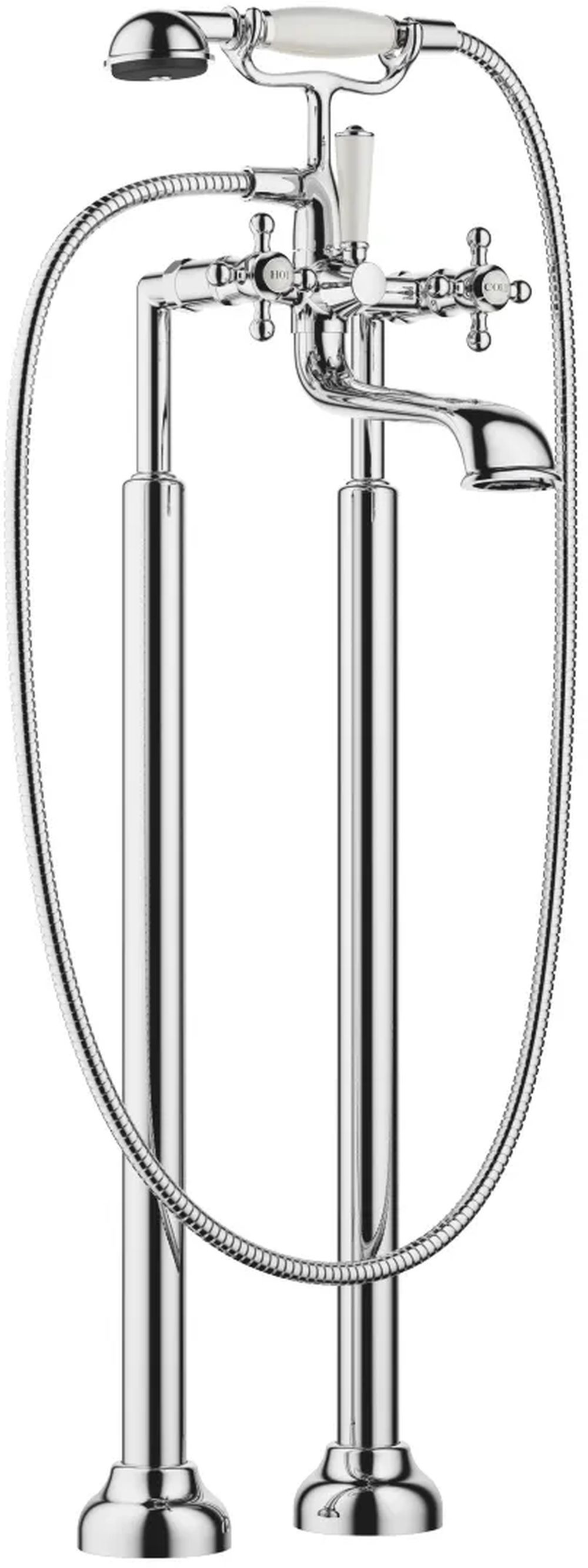 Dornbracht Madison Badewannen- und Duscharmatur freistehend chrom 25943360-00