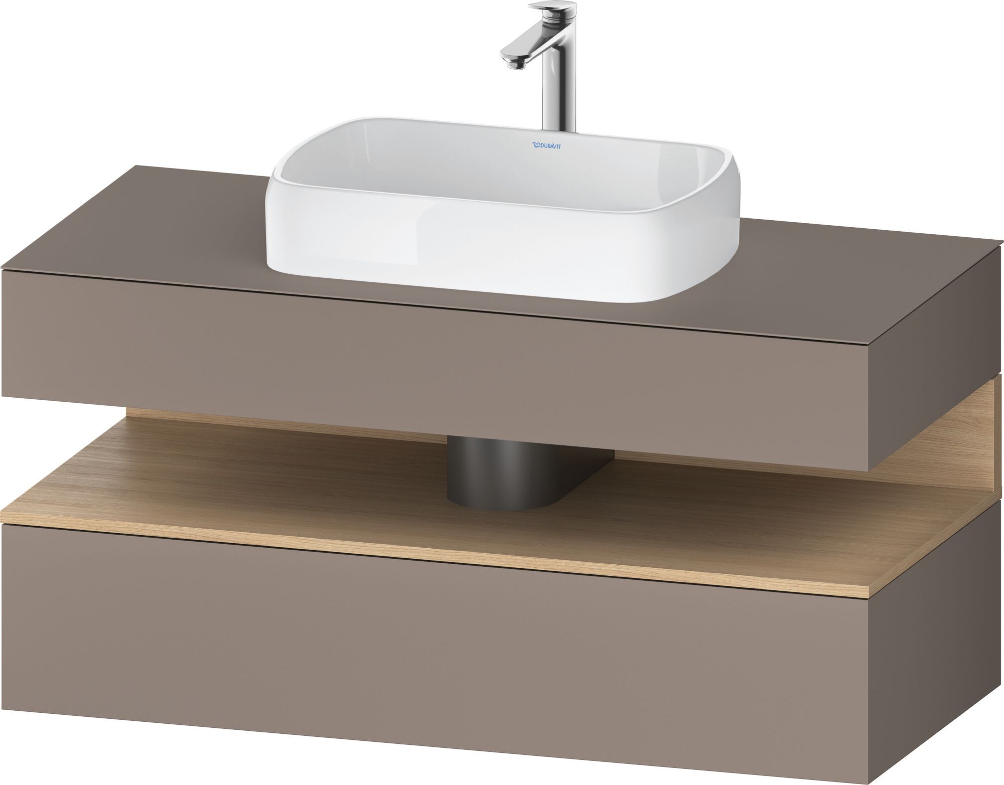 Duravit Qatego Kabinett 120x55x60 cm Unterschrank hängend eiche QA4732030430010