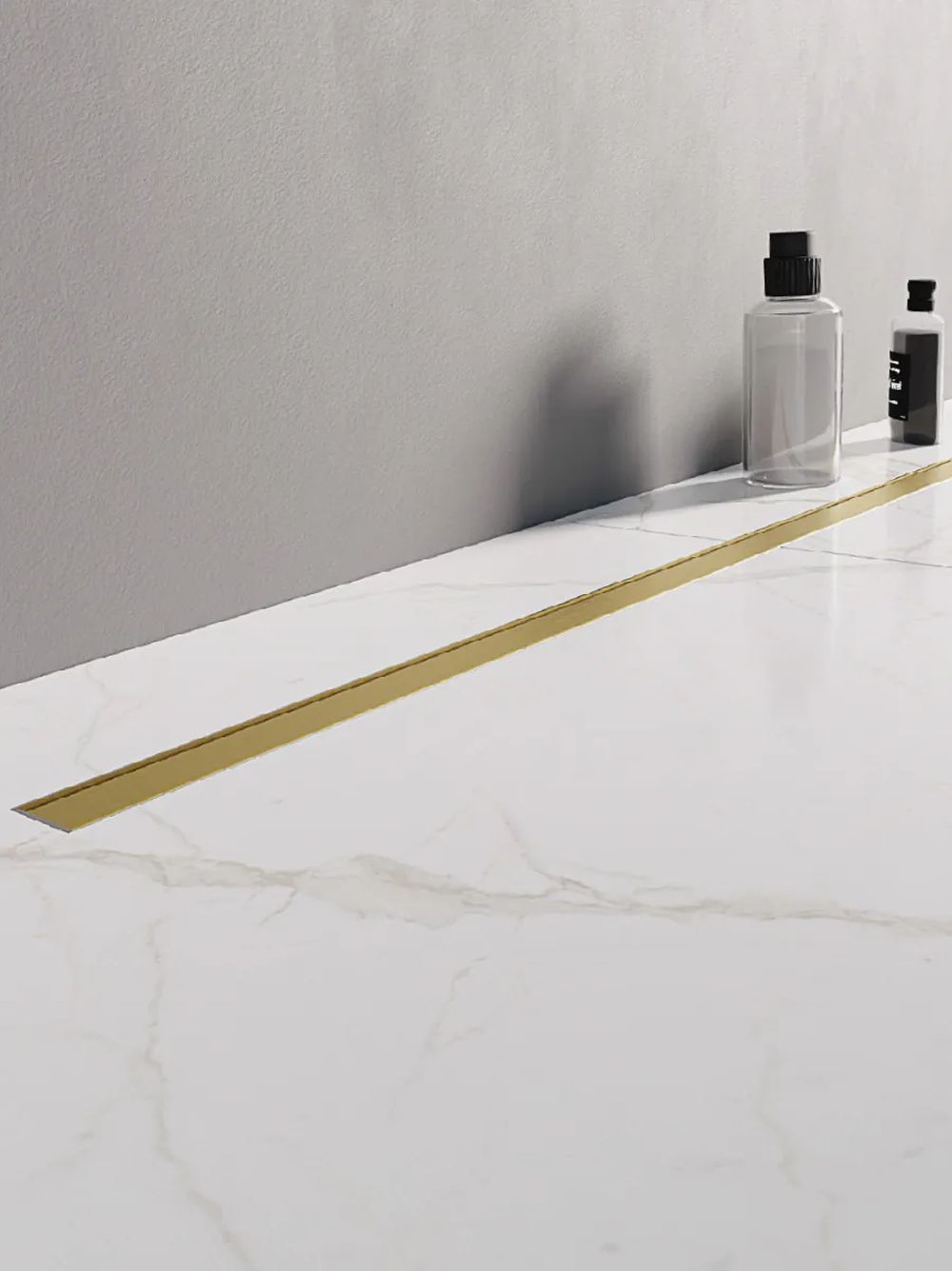 New Trendy Visio Slim Gold Linienablauf 70 cm gold OL-0082