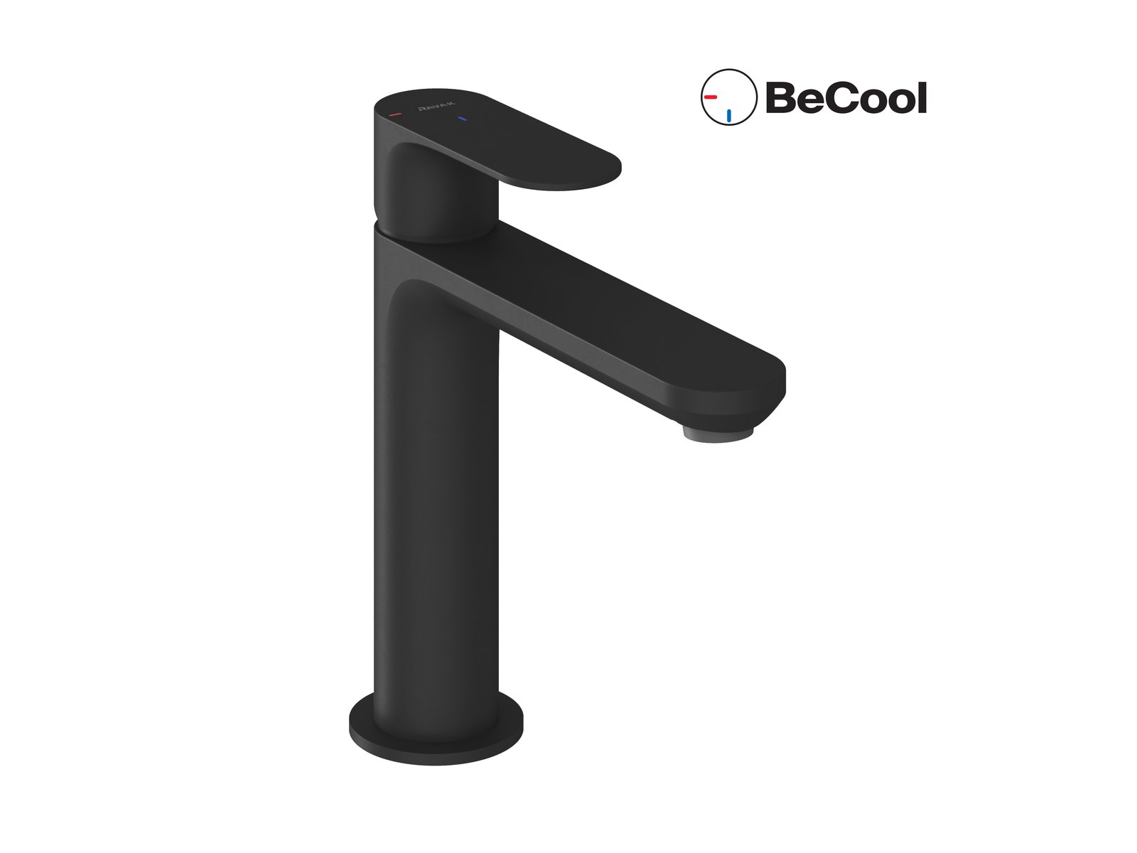 Ravak Eleganta Waschtischarmatur Stehend schwarz X070411