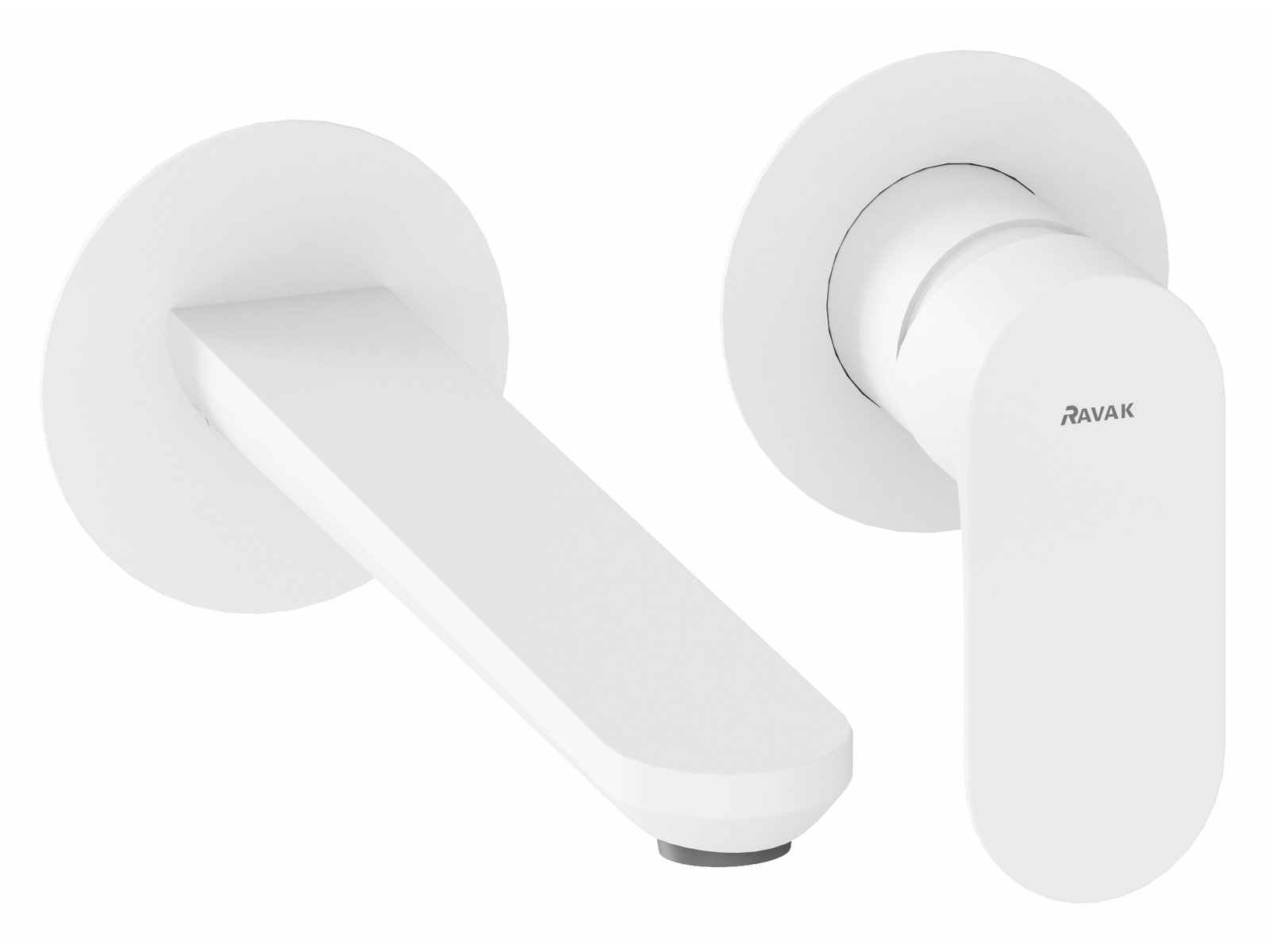 Ravak Eleganta Waschtischarmatur Unterputz weiß X070255