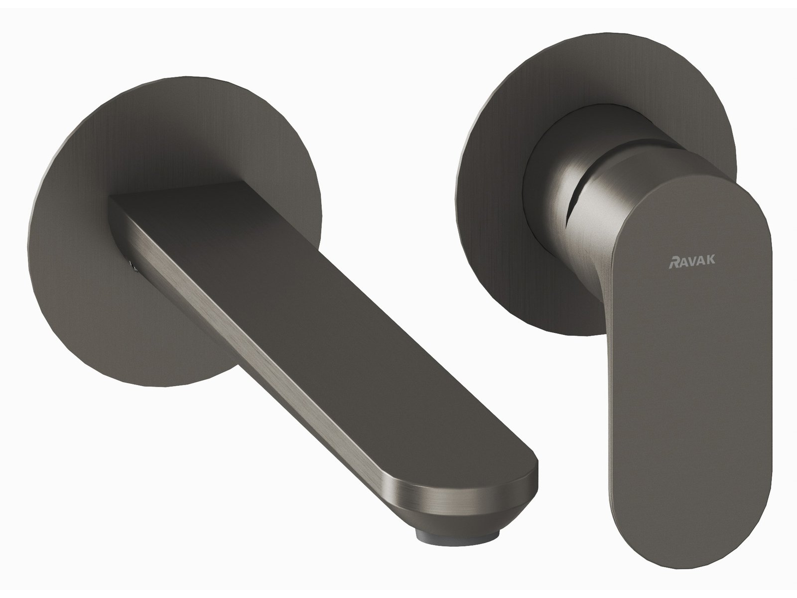 Ravak Eleganta Waschtischarmatur Unterputz graphit X070329