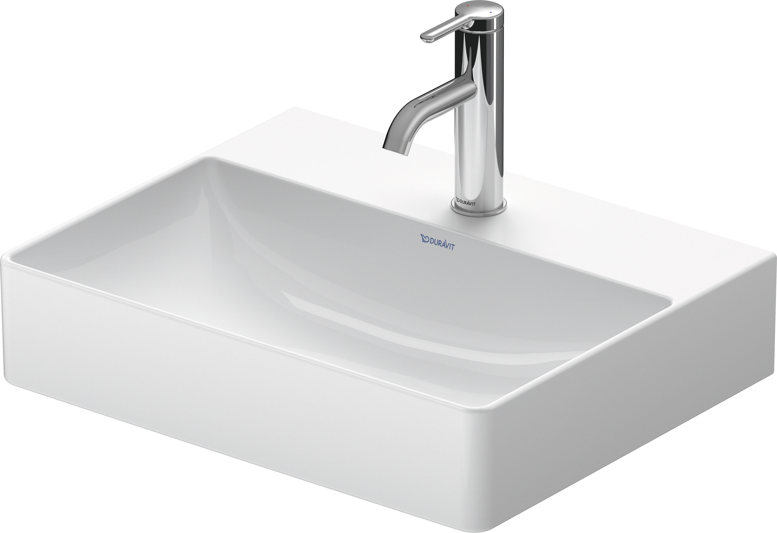 Duravit DuraSquare Waschbecken 50x40 cm rechteckig Klassisch weiß 2356500070