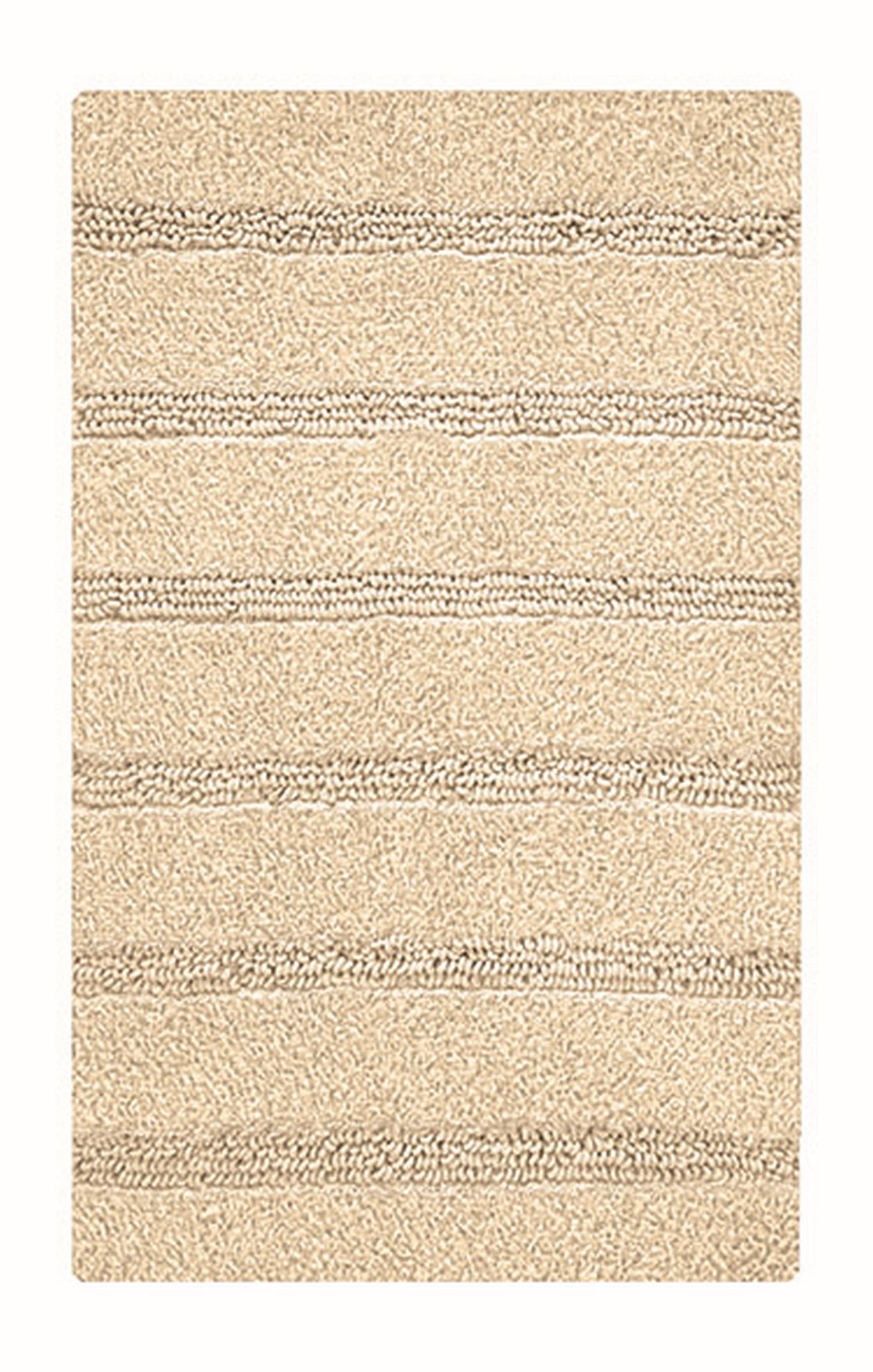 Kleine Wolke Monrovia Badezimmerteppich 140x80 cm rechteckig beige 4094226657