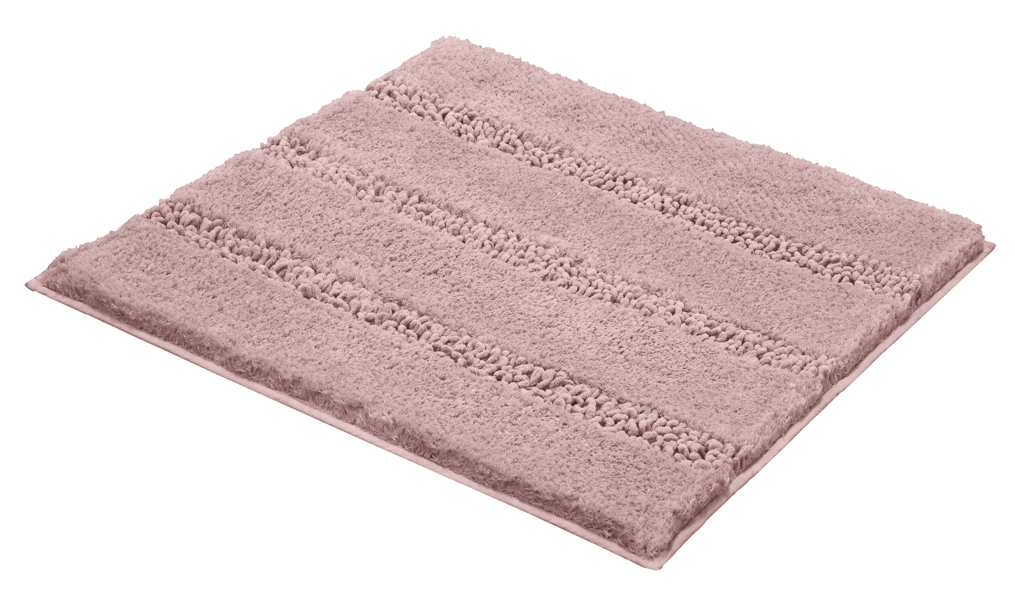 Kleine Wolke Monrovia Badezimmerteppich 60x60 cm quadratisch rosa 4094407135