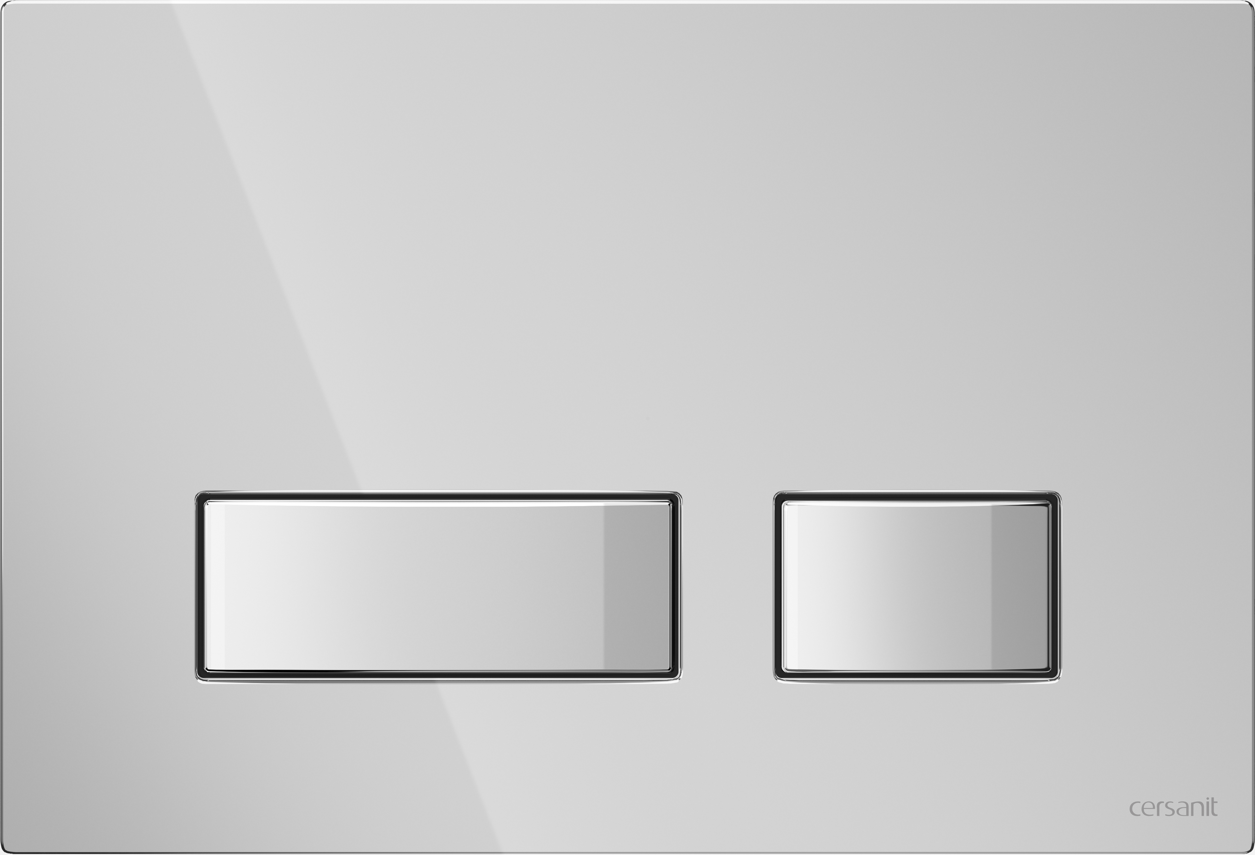 Cersanit Movi Betätigungsplatte für Toilette glänzender Chrom K97-515