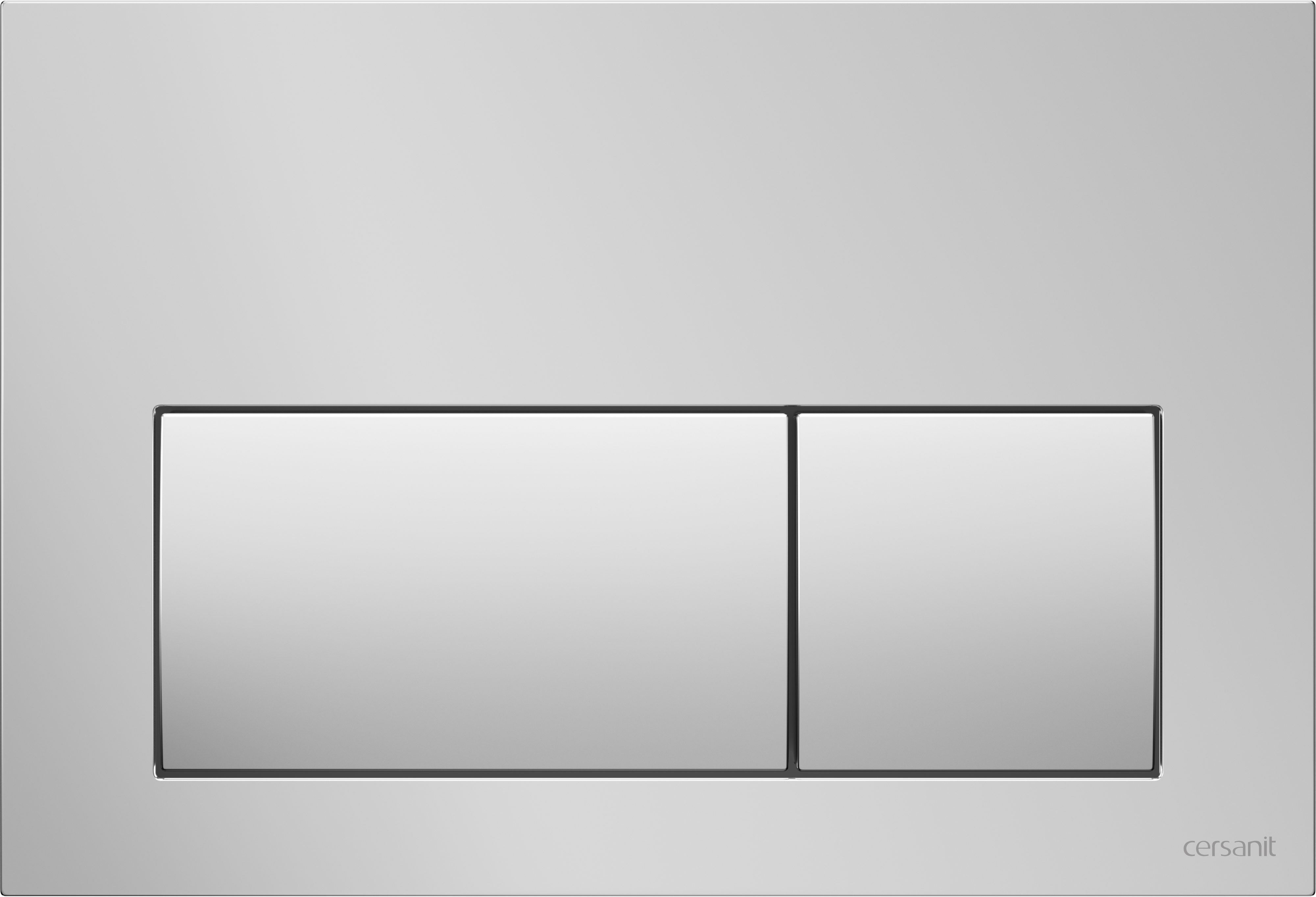 Cersanit Presto Betätigungsplatte für Toilette mattchrom K97-518