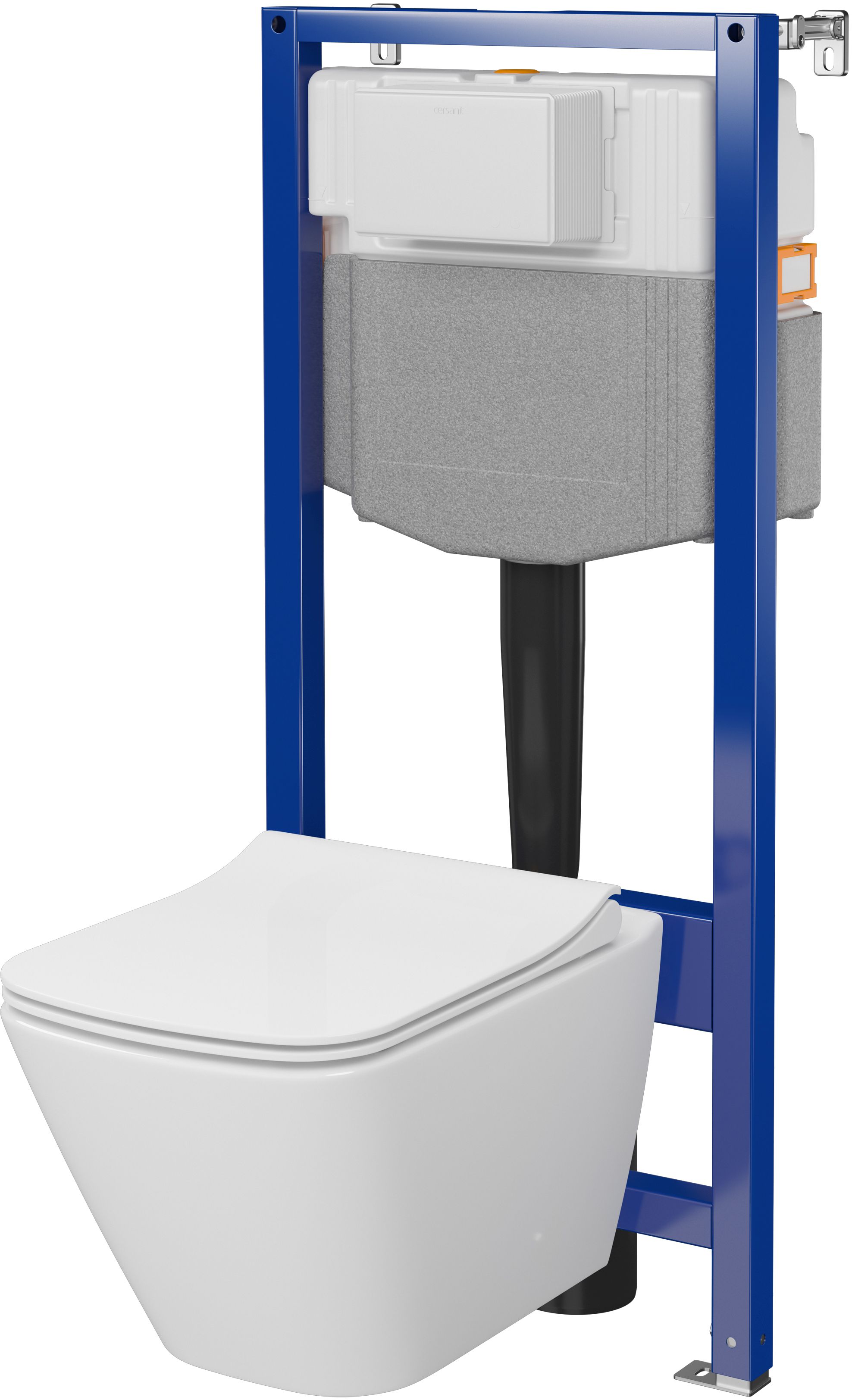 Cersanit City Square WC-Komplettset mit Vorwandelement S701-796