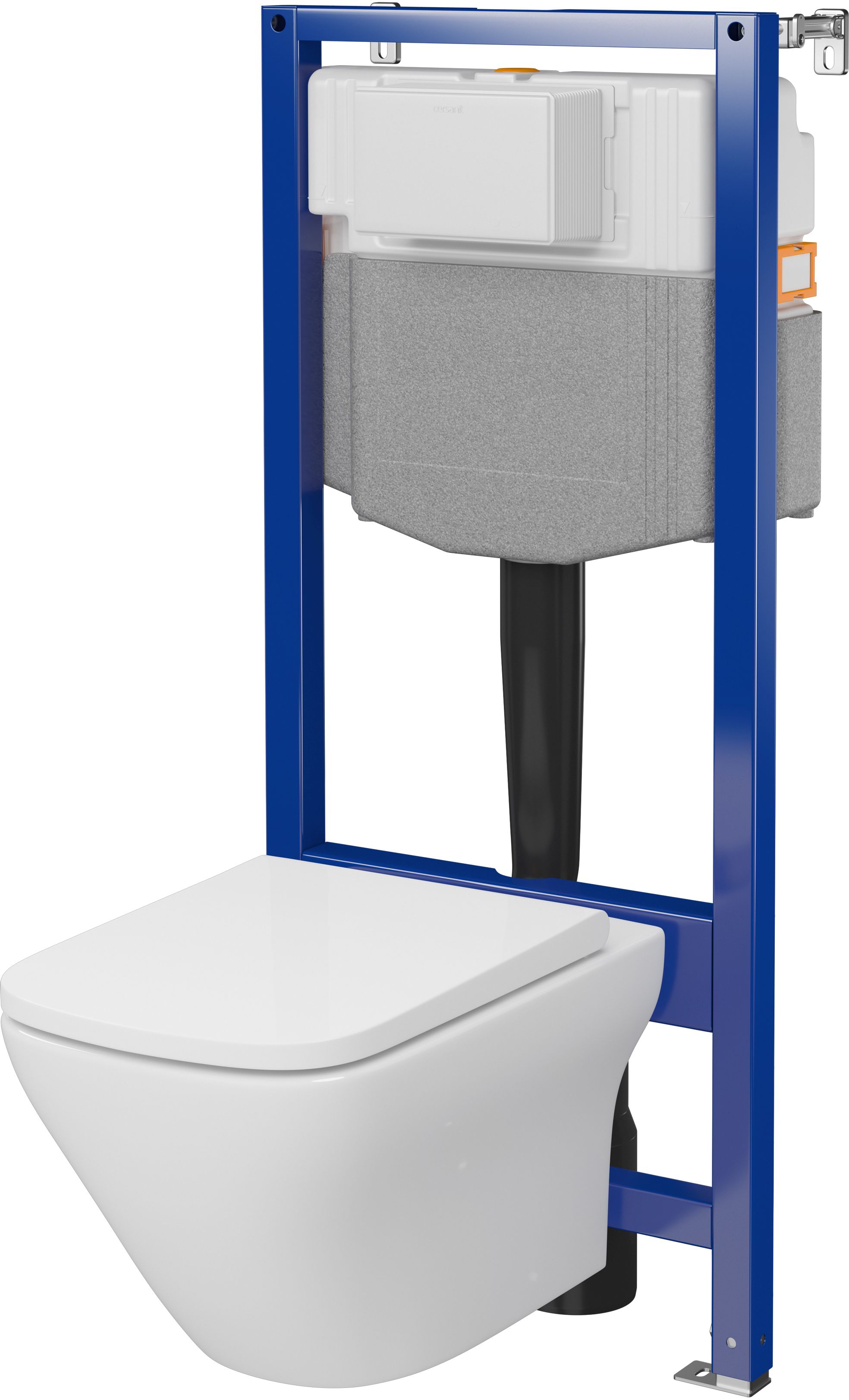 Cersanit Larga WC-Komplettset mit Vorwandelement S701-801