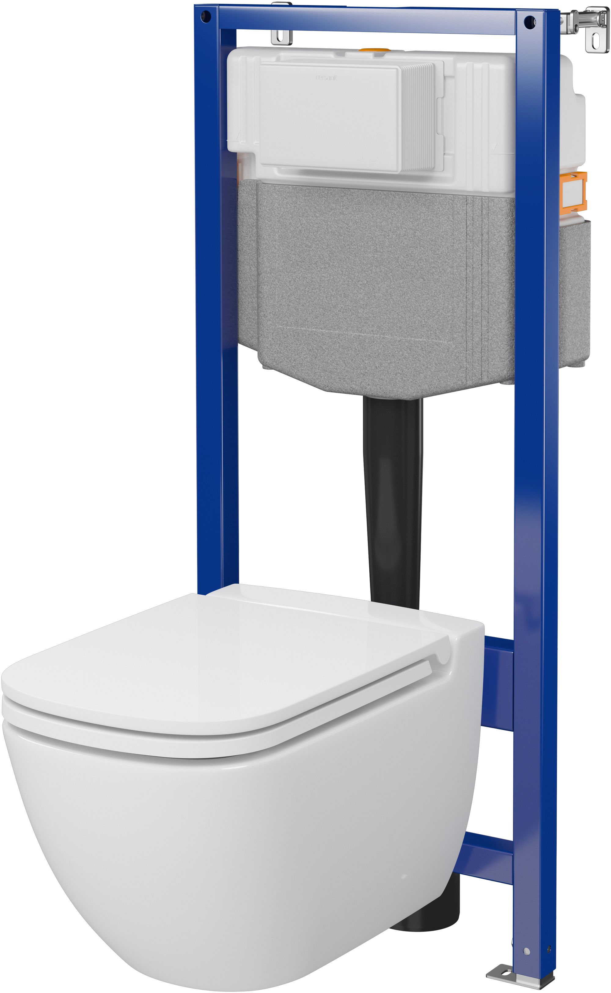 Cersanit Caspia WC-Komplettset mit Vorwandelement S701-803