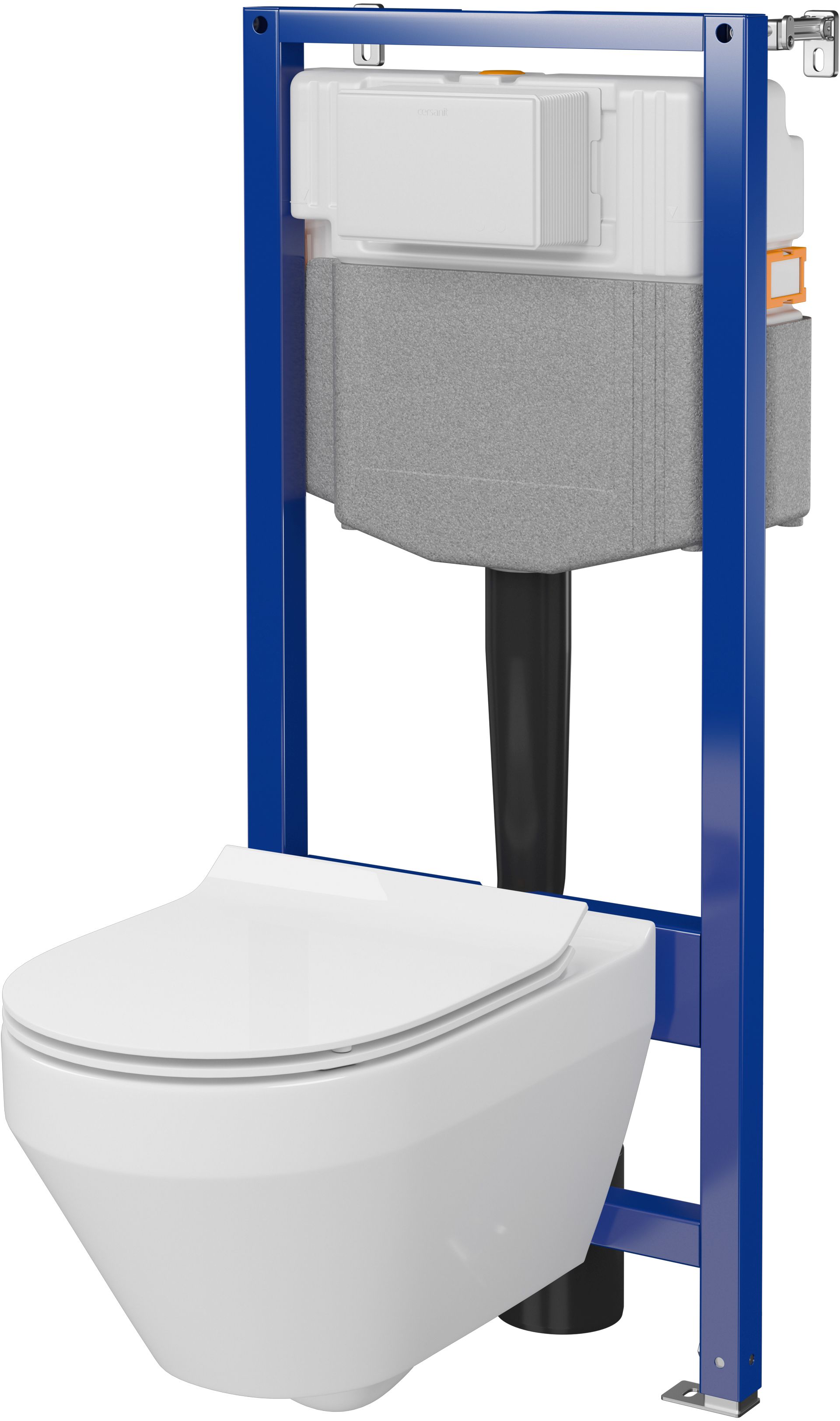 Cersanit Crea WC-Komplettset mit Vorwandelement S701-807