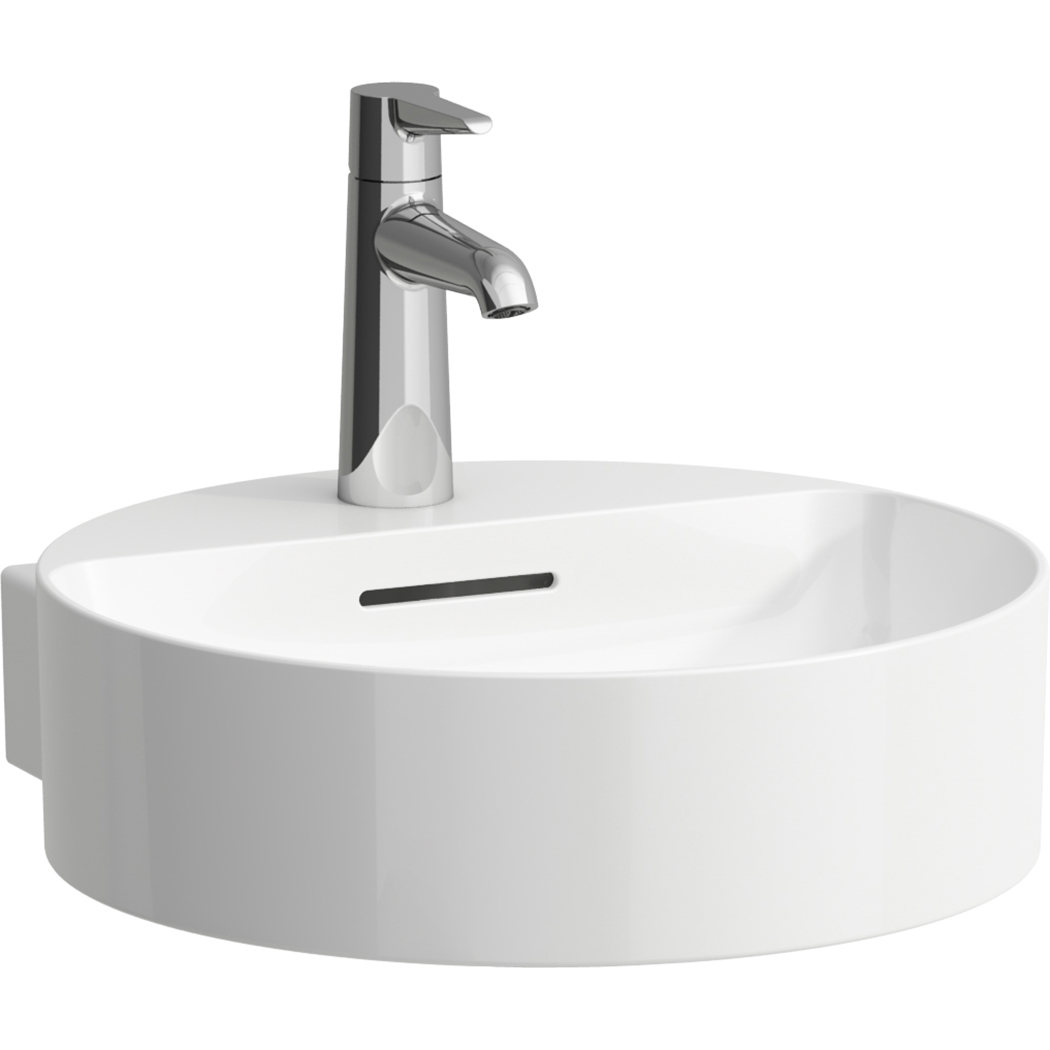 Laufen Val Waschbecken 42.5x40 cm rund Klassisch-Möbel weiß H8112810001091