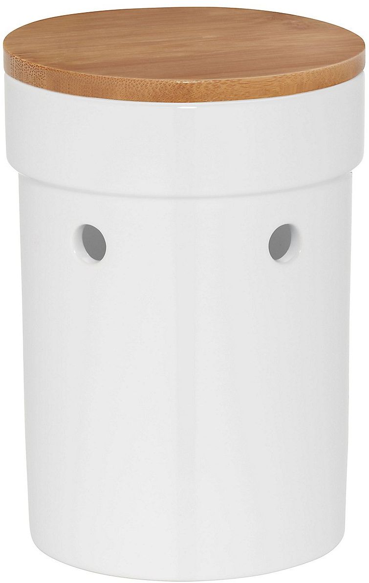 Kela Salena Aufbewahrungsbehälter 12x12x17 cm weiß 12066