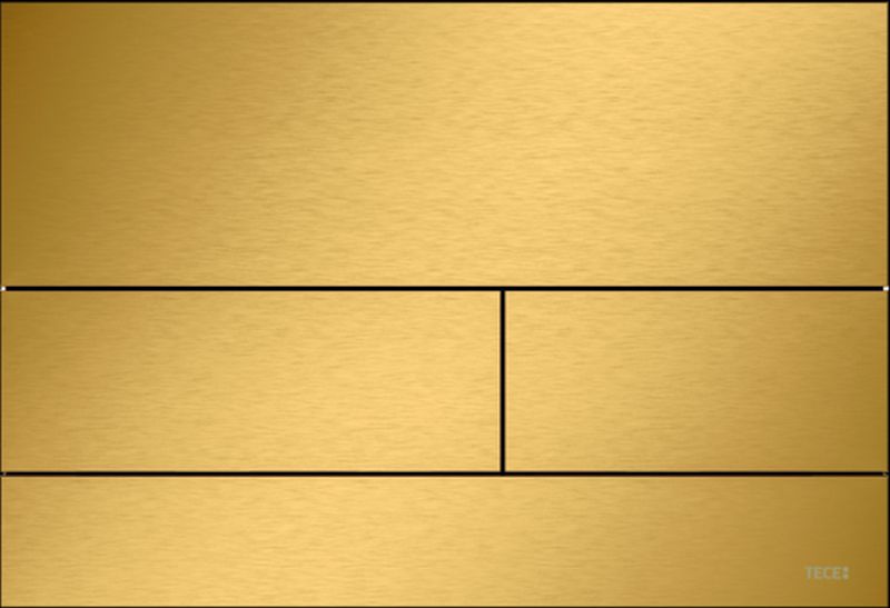 Tece Square II Betätigungsplatte für Toilette gold 9240847
