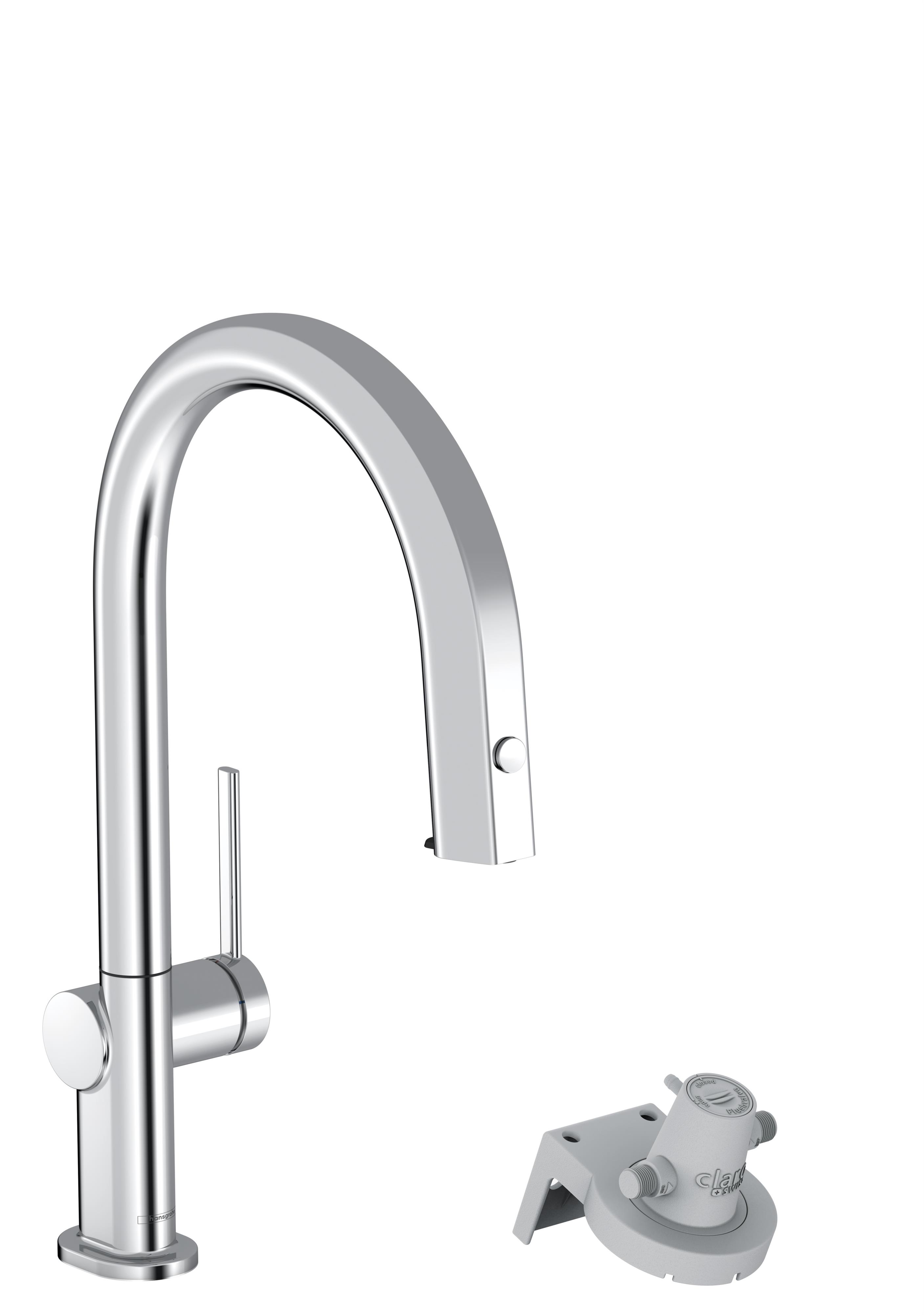 Hansgrohe Aqittura M91 Wasserhahn mit Wasserfilter Stehend chrom 76826000