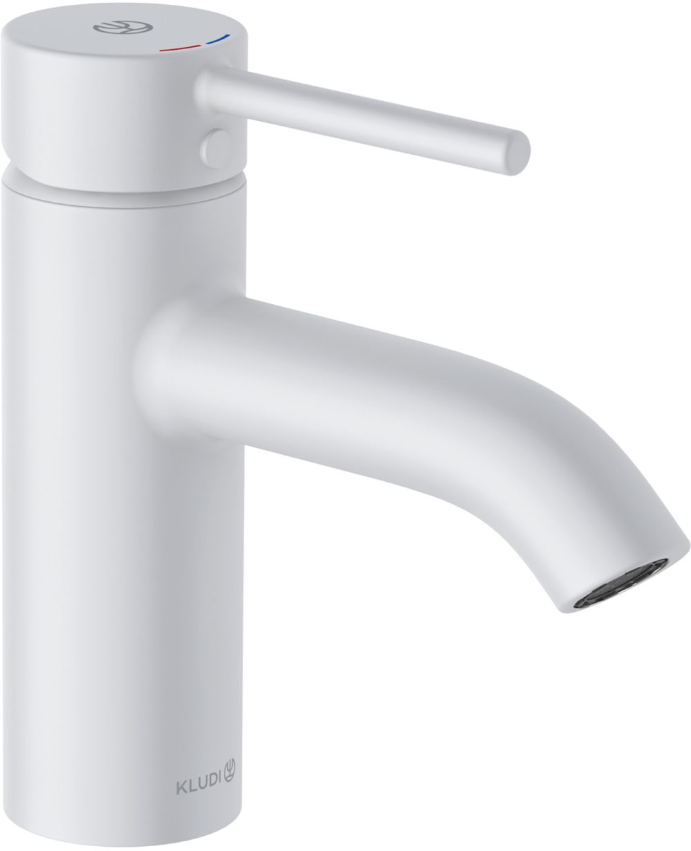 Kludi Nova Fonte Waschtischarmatur Stehend weiß 382665376