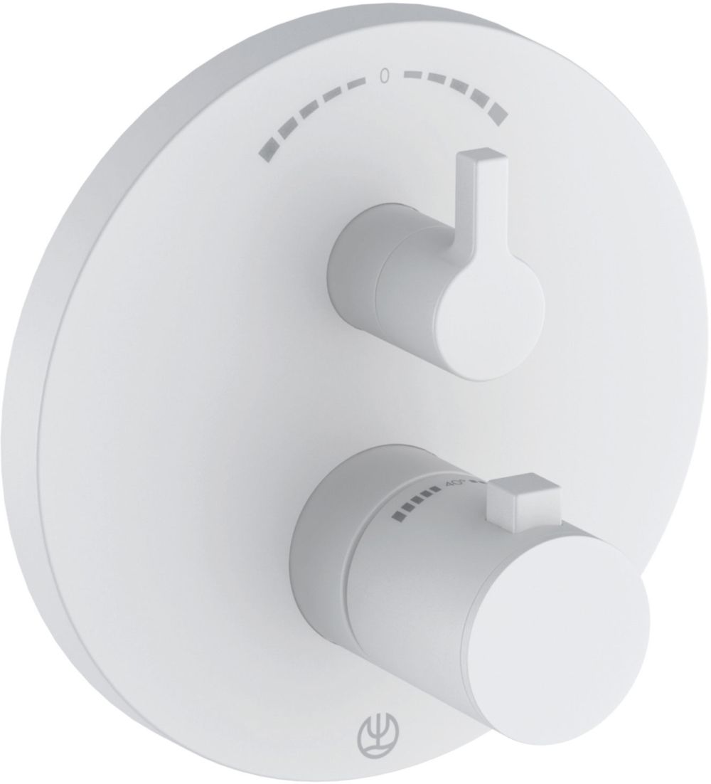 Kludi Nova Fonte Badewannen- und Duscharmatur Unterputz mit Thermostat weiß 208305315