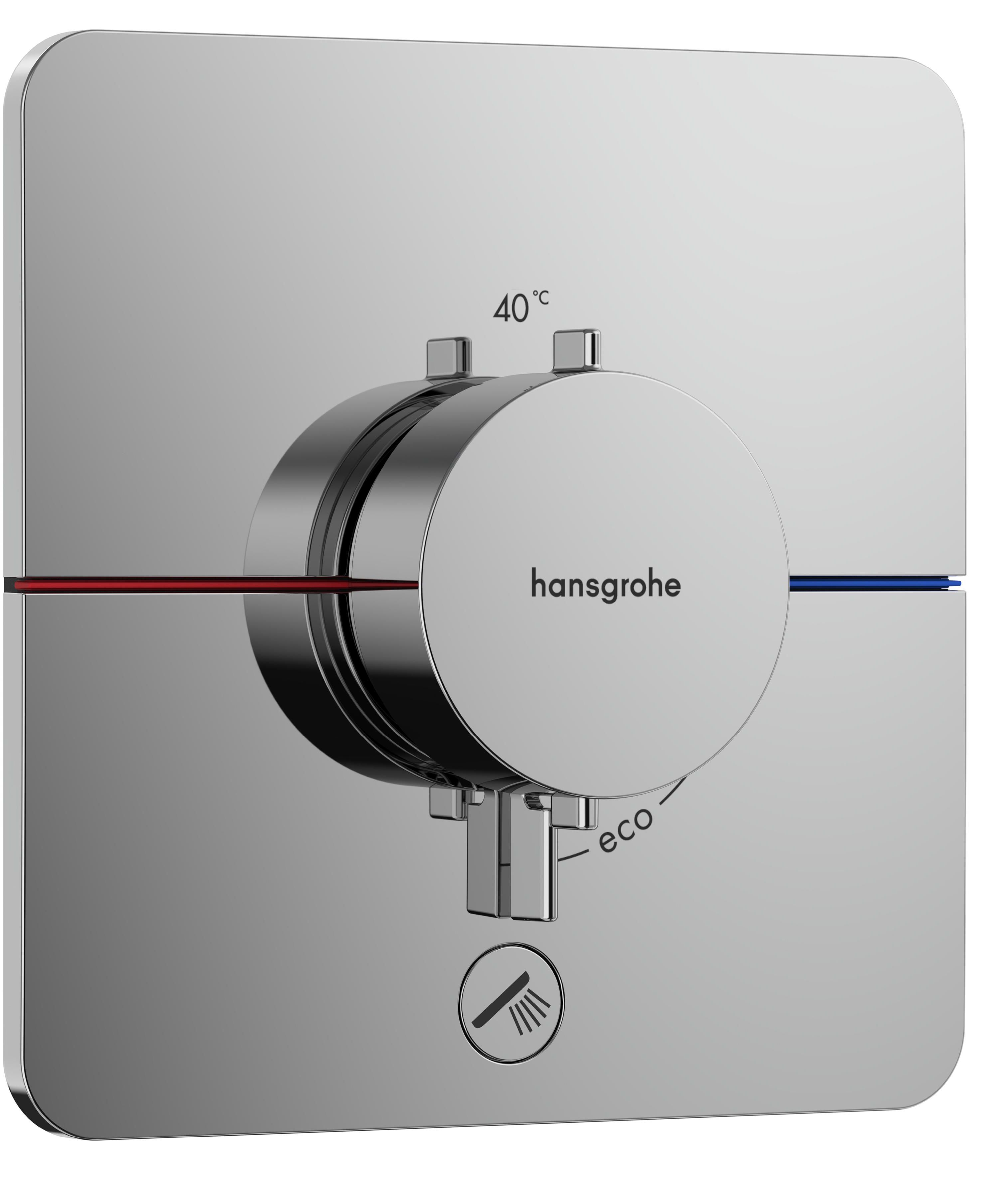 Hansgrohe ShowerSelect Comfort Q Duschbatterie Unterputz mit Thermostat chrom 15589000