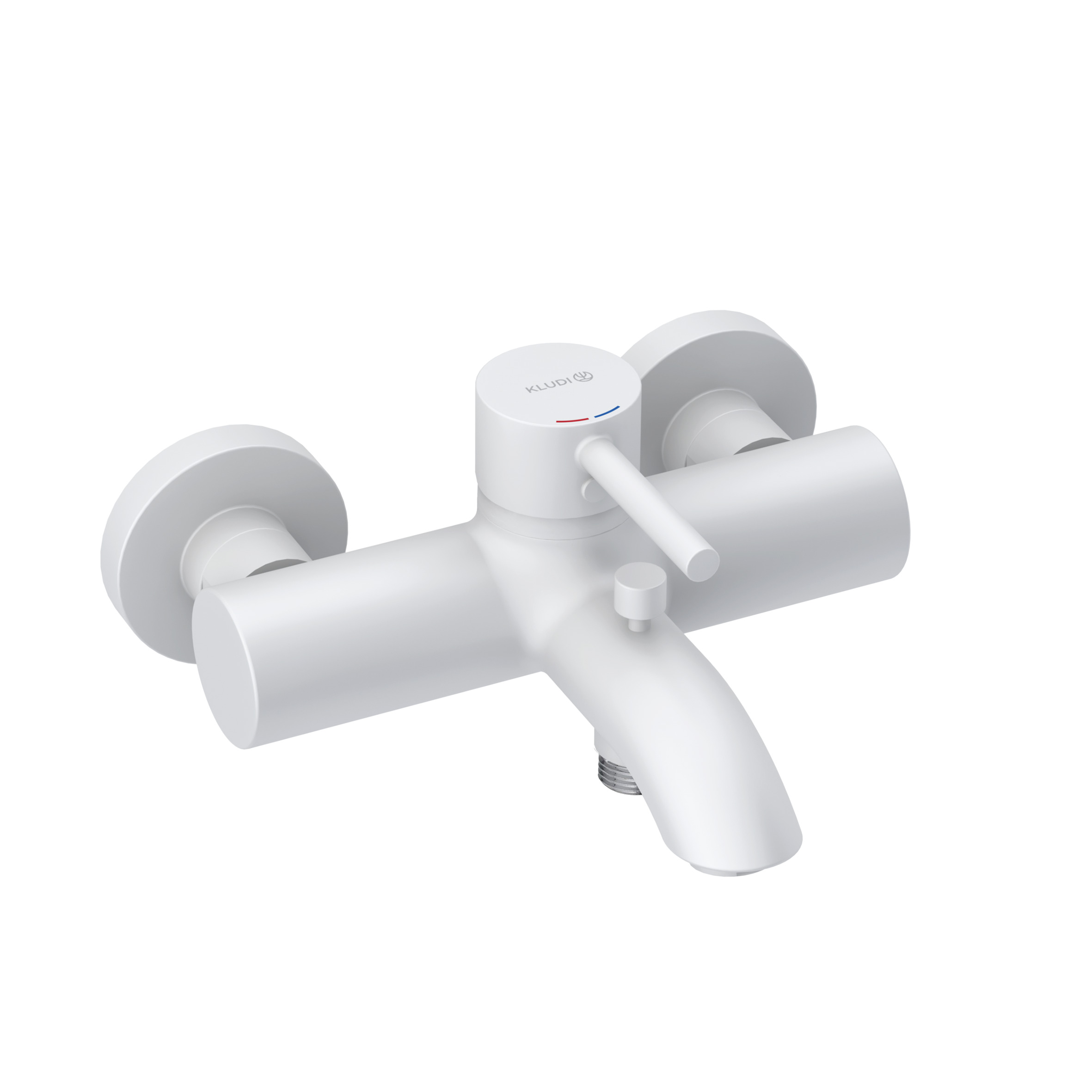 Kludi Bozz Badewannen- und Duscharmatur Wandmontage weiß 386915376