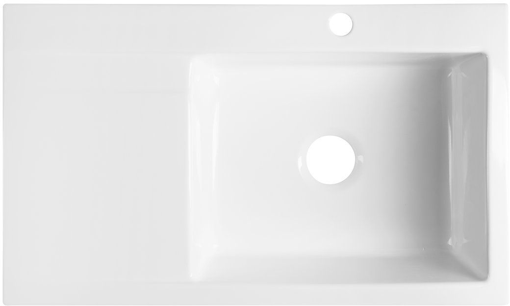 Sapho Avoria keramikspüle 86x51 cm weiß 55086