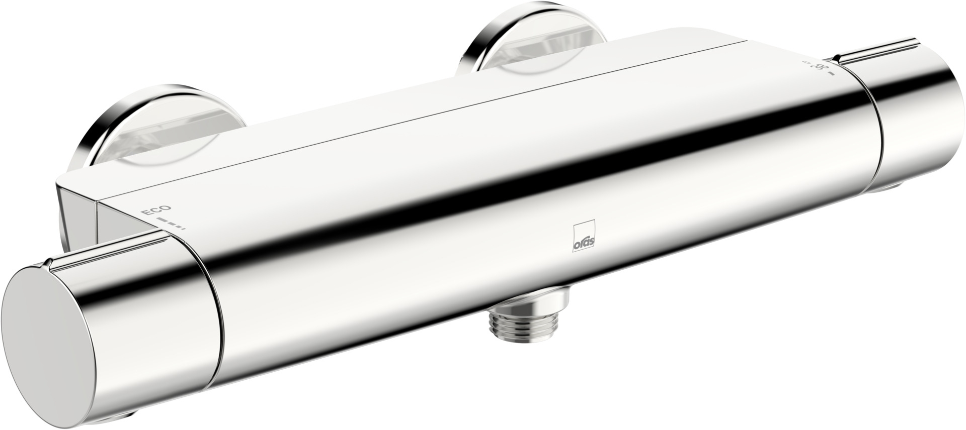 Oras Optima Style Duschbatterie Wandmontage mit Thermostat chrom 7160NU