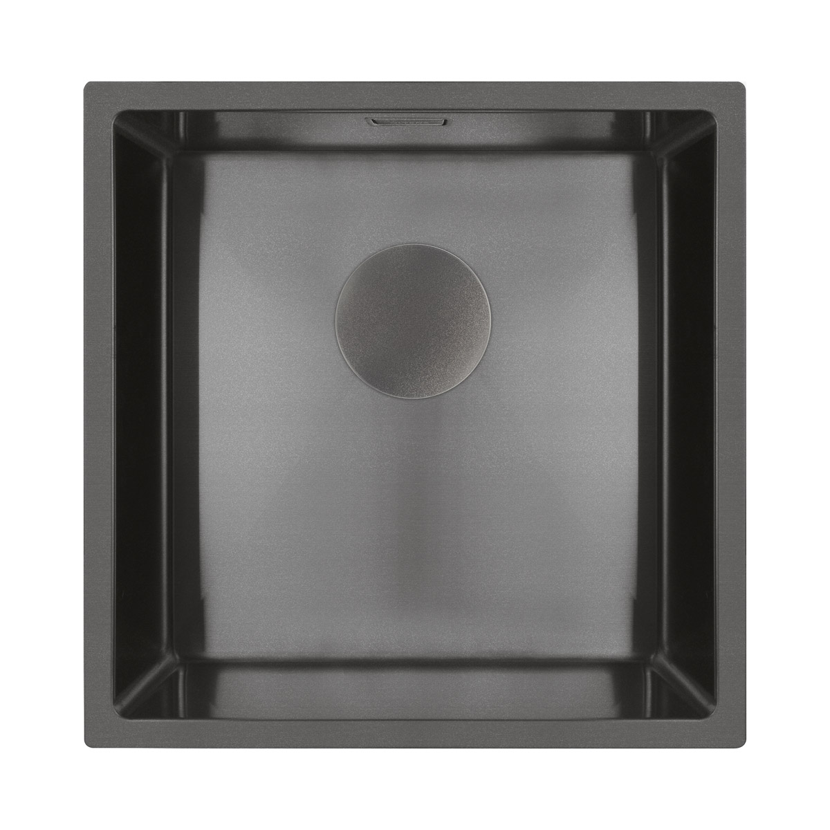 Oltens Hydda stahlspüle 44x44 cm schwarz 71103300