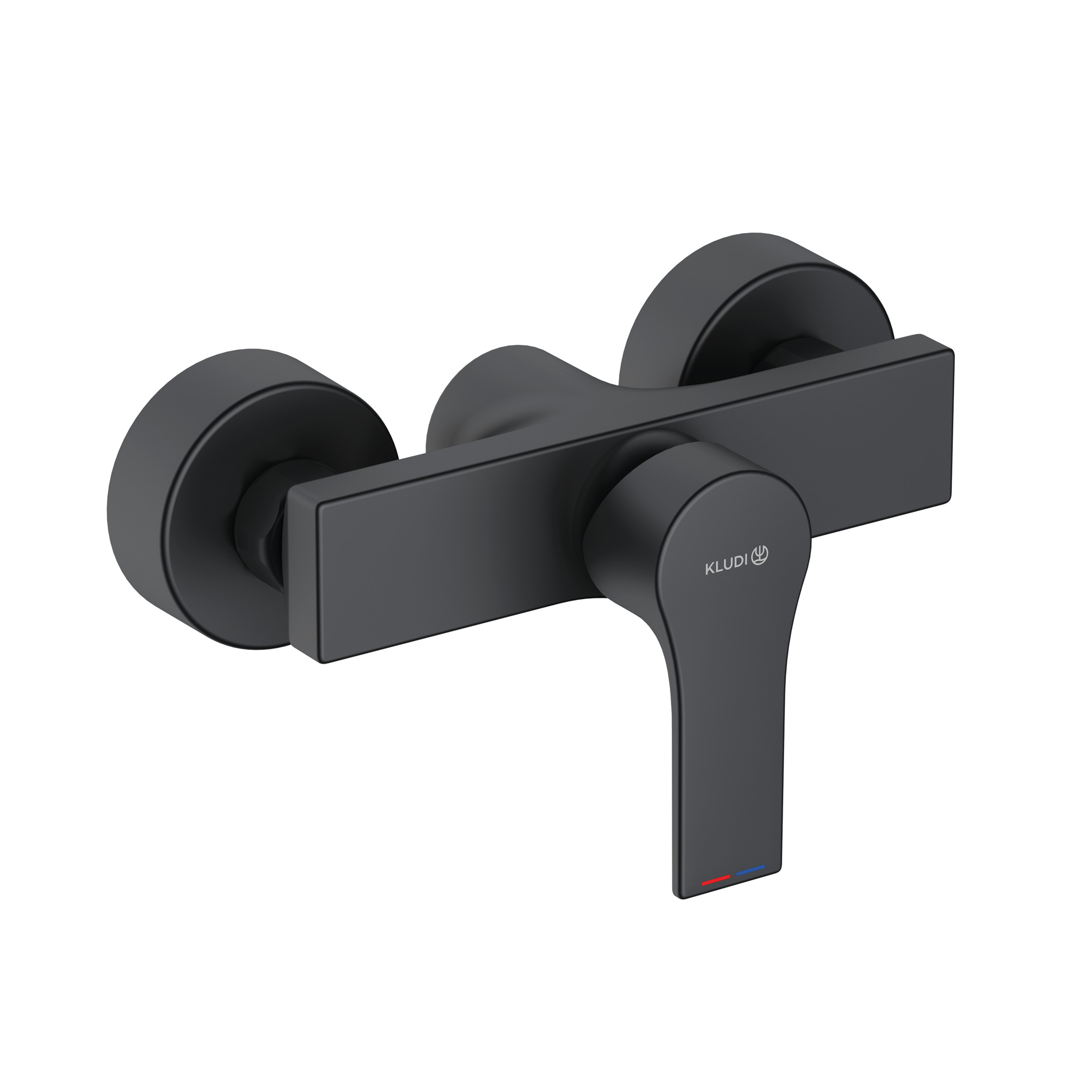 Kludi Zenta SL Duschbatterie Wandmontage schwarz 488703965