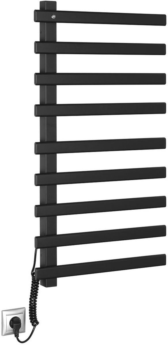 Sapho Elcor Elektrischer Heizkörper 92x48 cm schwarz EB460