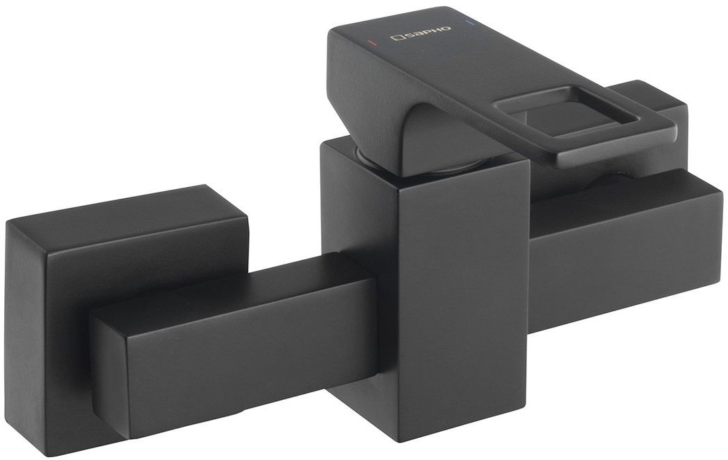 Sapho Forata duschbatterie Wand schwarz FT011/15