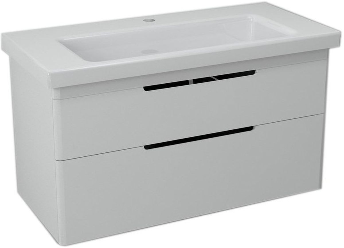 Sapho Ella Kabinett 95.7x42.8x55 cm Unterschrank hängend weiß EL100-3030