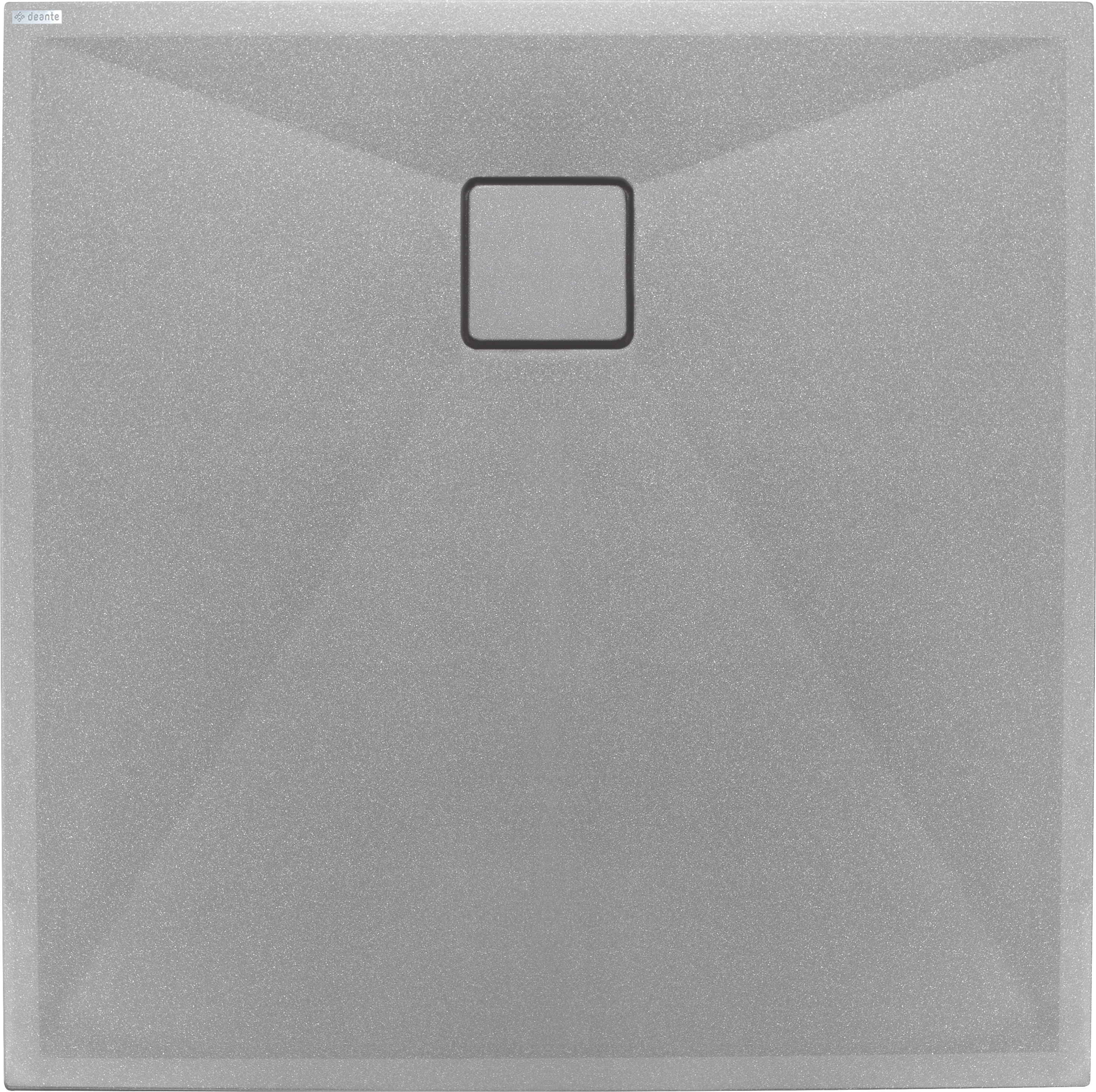 Deante Correo Quadratische Duschwanne 80x80 cm grau KQR_S42B