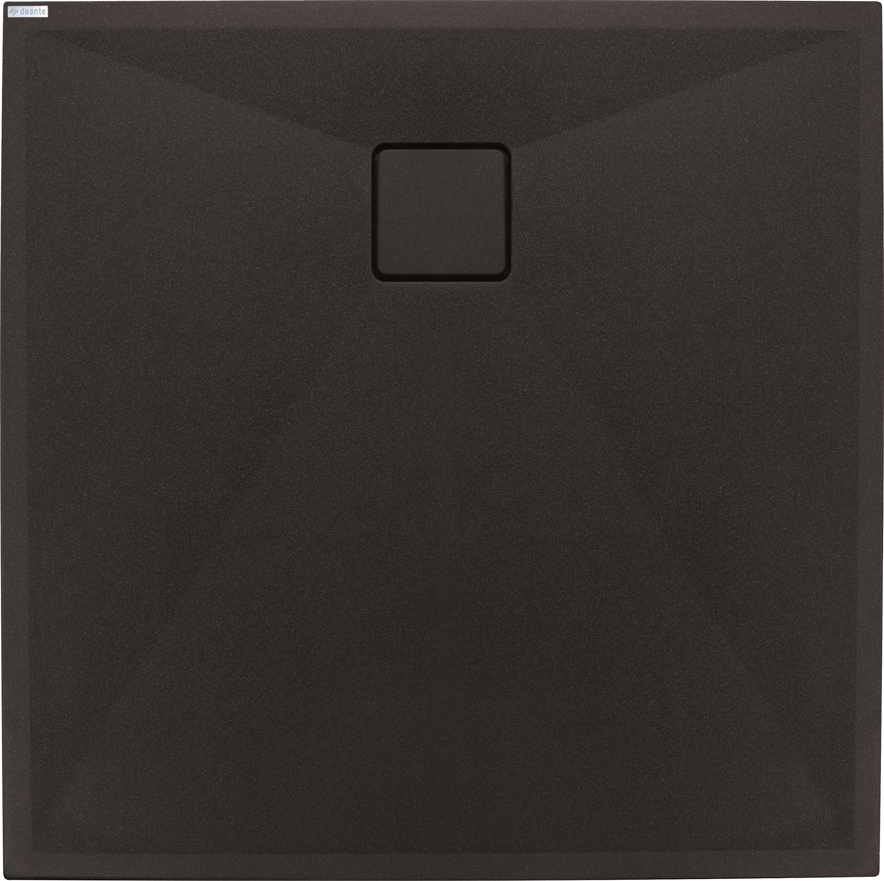Deante Correo Quadratische Duschwanne 80x80 cm schwarz KQR_N42B