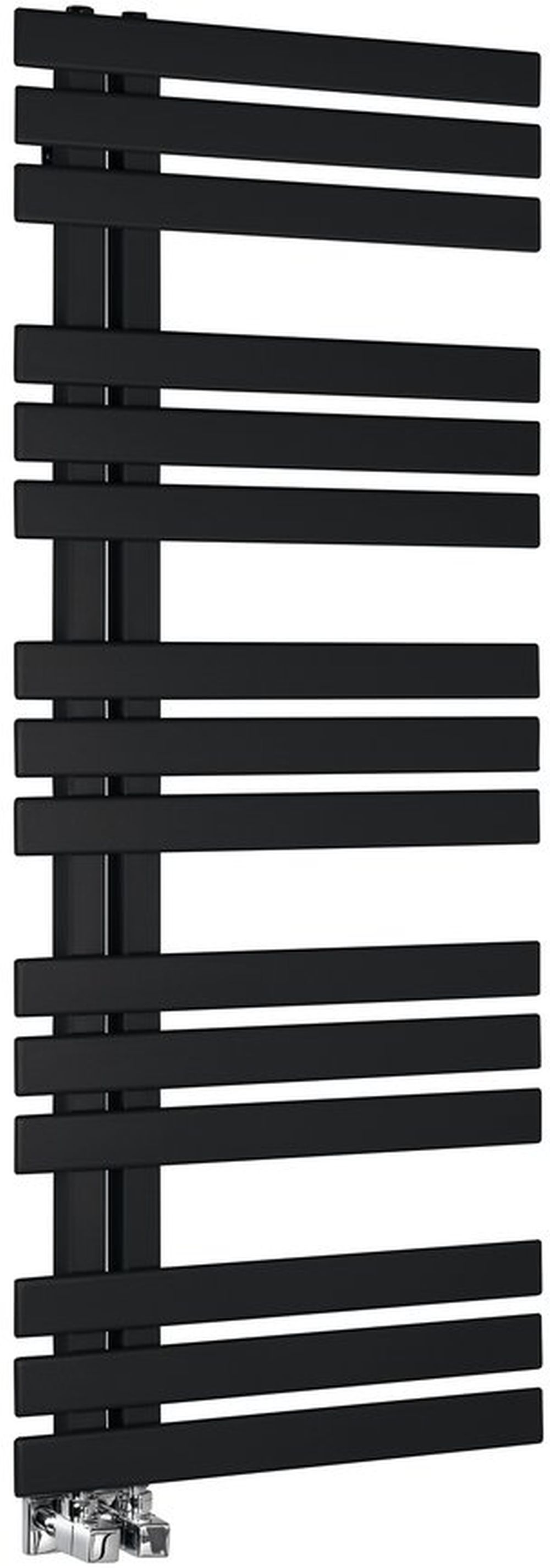 Sapho Silvana Badezimmerheizkörper Leiter 123.6x50 cm schwarz IR154B