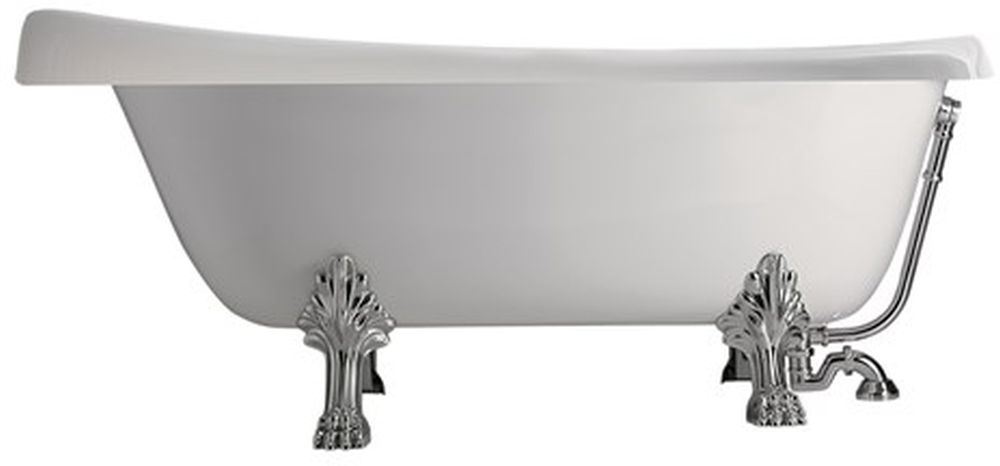 Kerasan Retro Freistehende Badewanne 170x77 cm oval weiß 105501