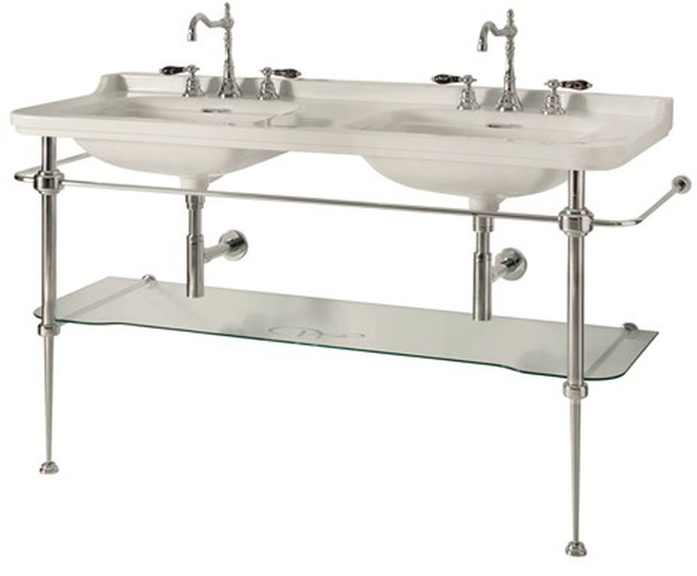 Kerasan Kabinett 150x55x cm Unterschrank stehend chrom 9195k1