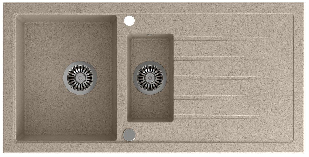 Sapho Granitspüle 100x50 cm beige GR1332