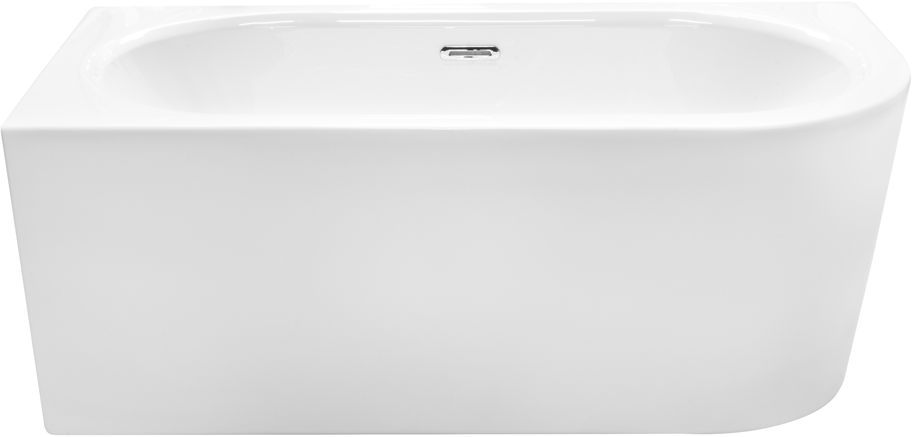 Besco Avita A-Line Wandmontierte Badewanne 170x75 cm rechteckig weiß #WAA-170ALZS
