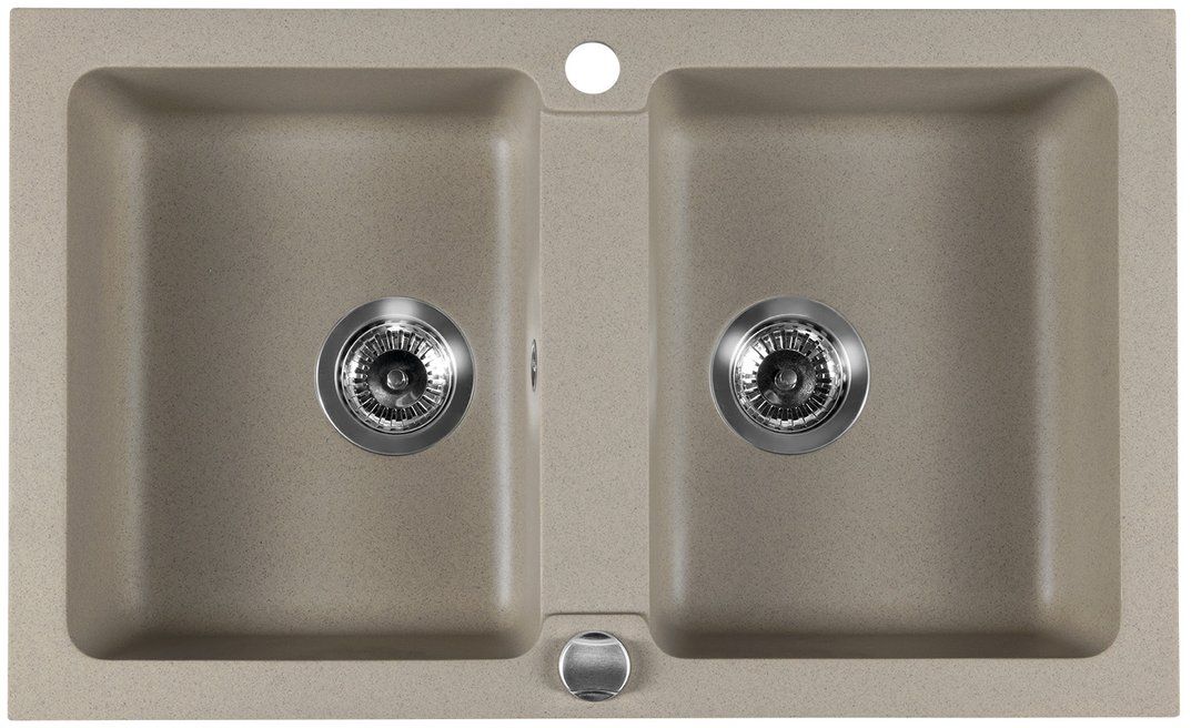 Sapho Granitspüle 78x47.5 cm beige GR2222