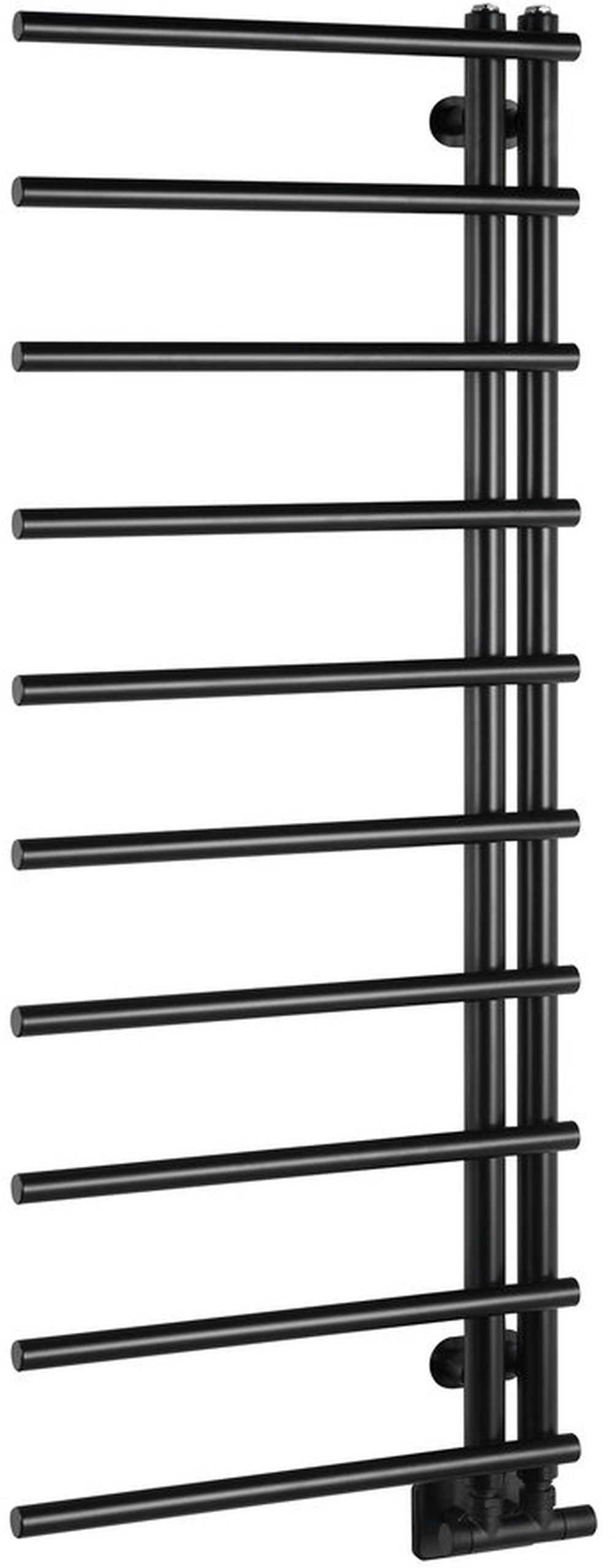 Sapho Justina Badezimmerheizkörper Leiter 124.6x50 cm schwarz IR546B