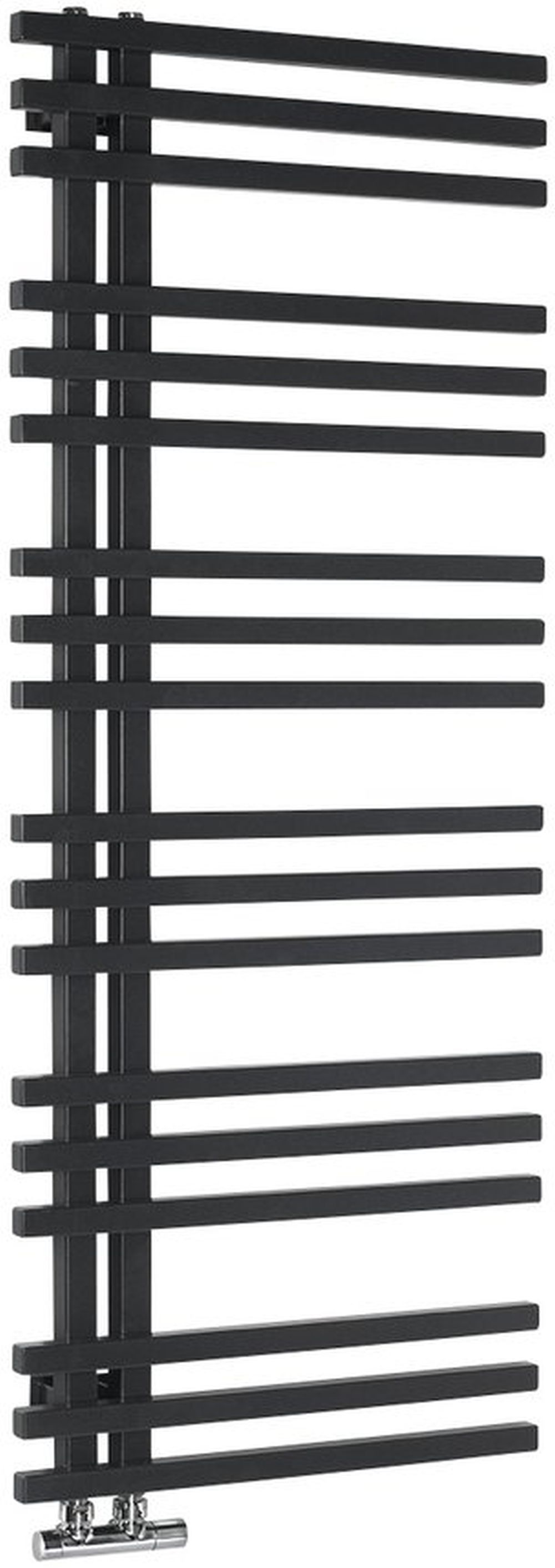 Sapho Sophina Badezimmerheizkörper Leiter 121.5x60 cm schwarz IR702