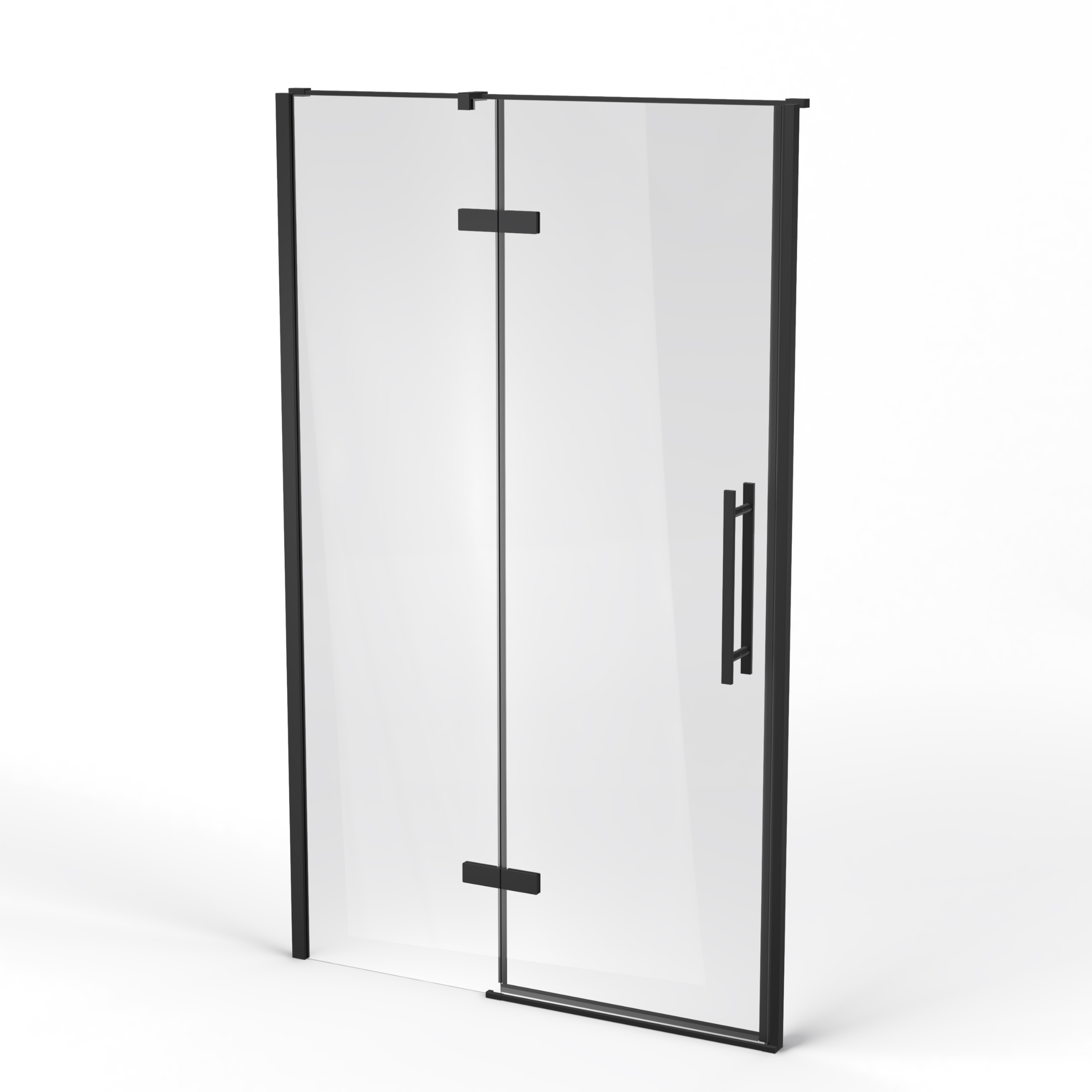 Ravak Cool! Duschtüren 120 cm aufklappbar schwarz Matte/durchsichtiges Glas X0VVGC300Z1