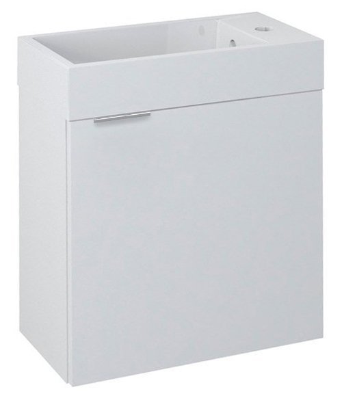 Sapho Latus Kabinett 49.5x24.5x50 cm Unterschrank hängend weiß LT410-3030