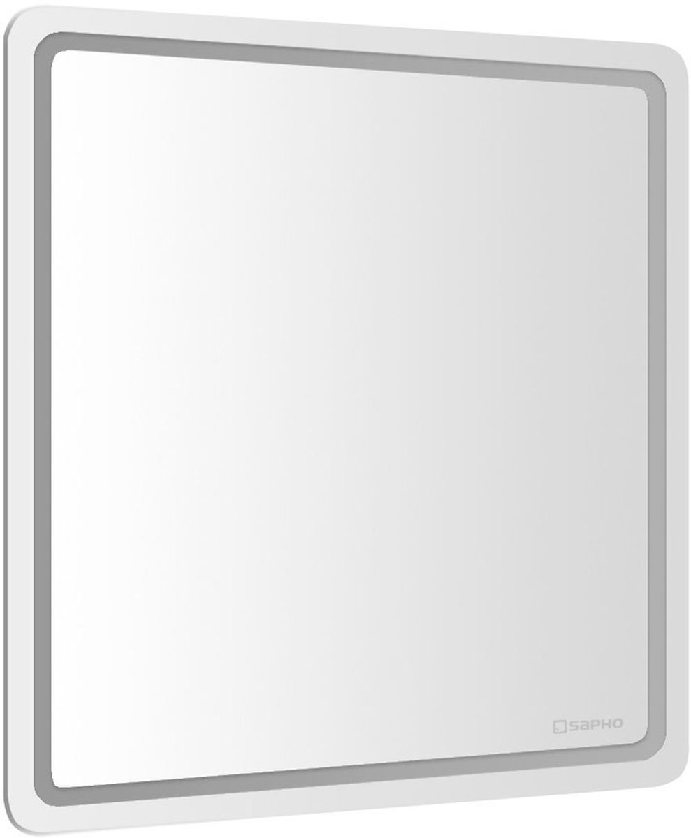 Sapho Nyx Spiegel 80x80 cm quadratisch mit Beleuchtung NY080