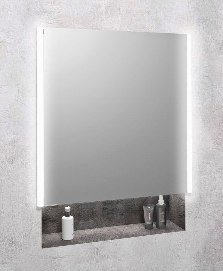 Sapho Integra Kabinett 65.2x16.5x70 cm Spiegelschrank grau IN065