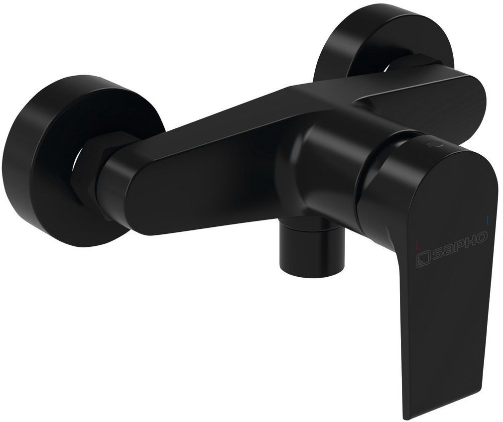 Sapho Kai duschbatterie Wand schwarz KA11/15