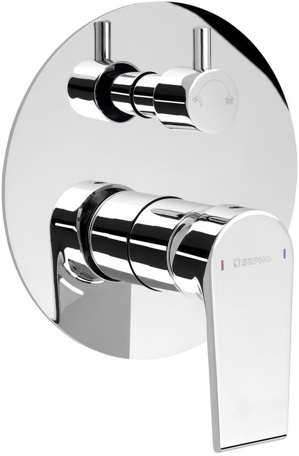 Sapho Kai badewannen- und duscharmatur Unterputz chrom KA43