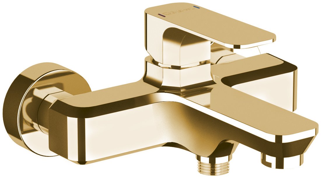 Sapho Spy badewannen- und duscharmatur Wand gold PY10/17