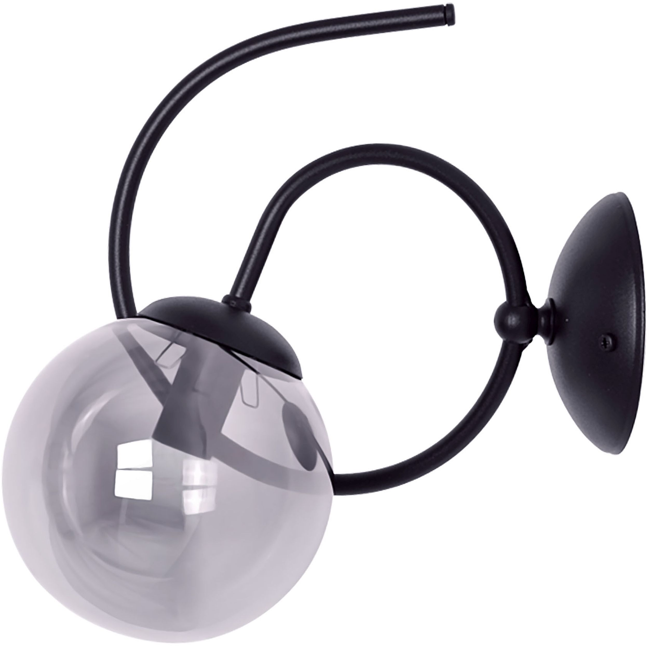 Kaja Rubi Leuchter 1x40 W schwarz-graphit K-5118